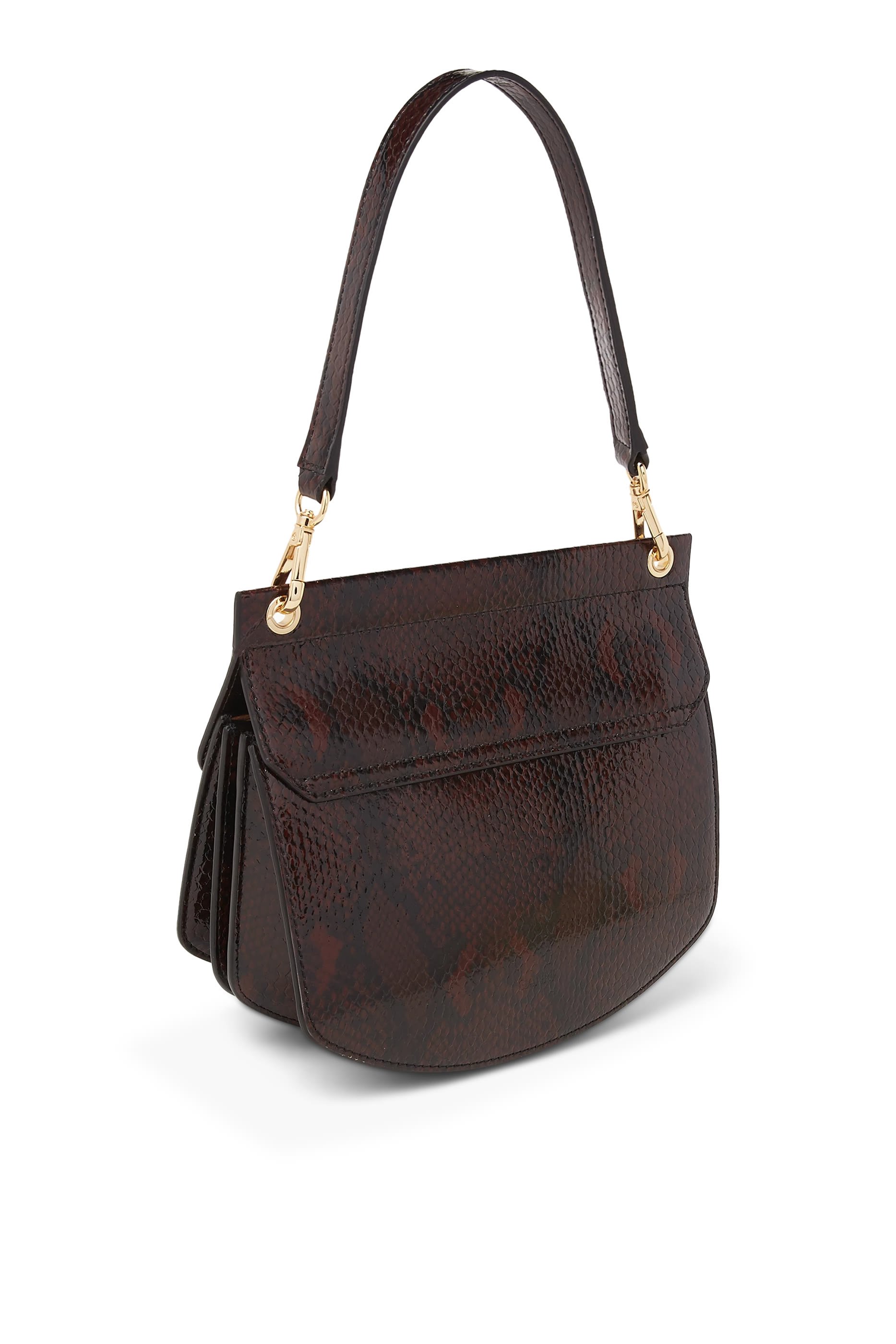 حقيبة أي بو -جي بنقشة جلد أفعى