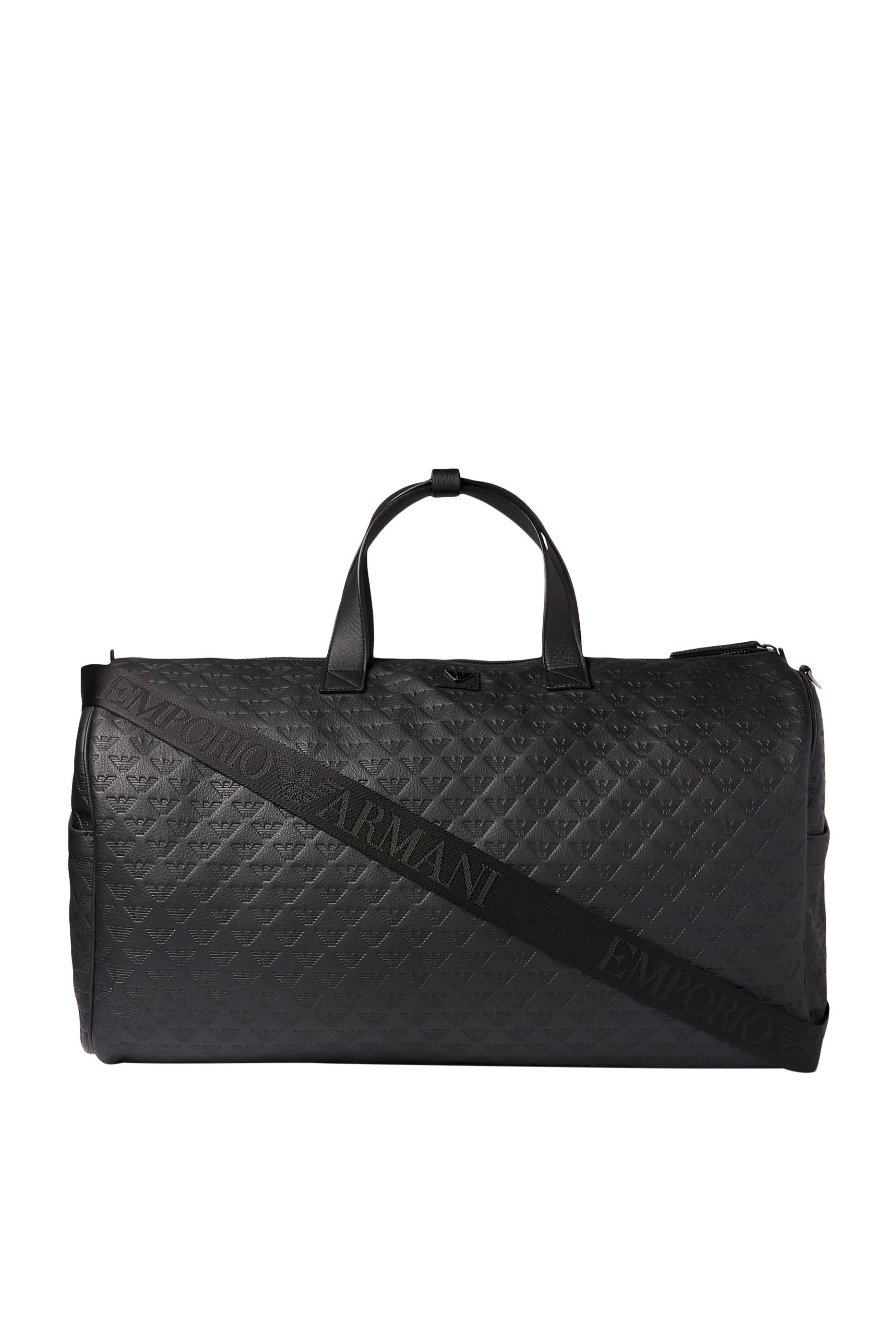 حقيبة دافل بنقشات شعار النسر