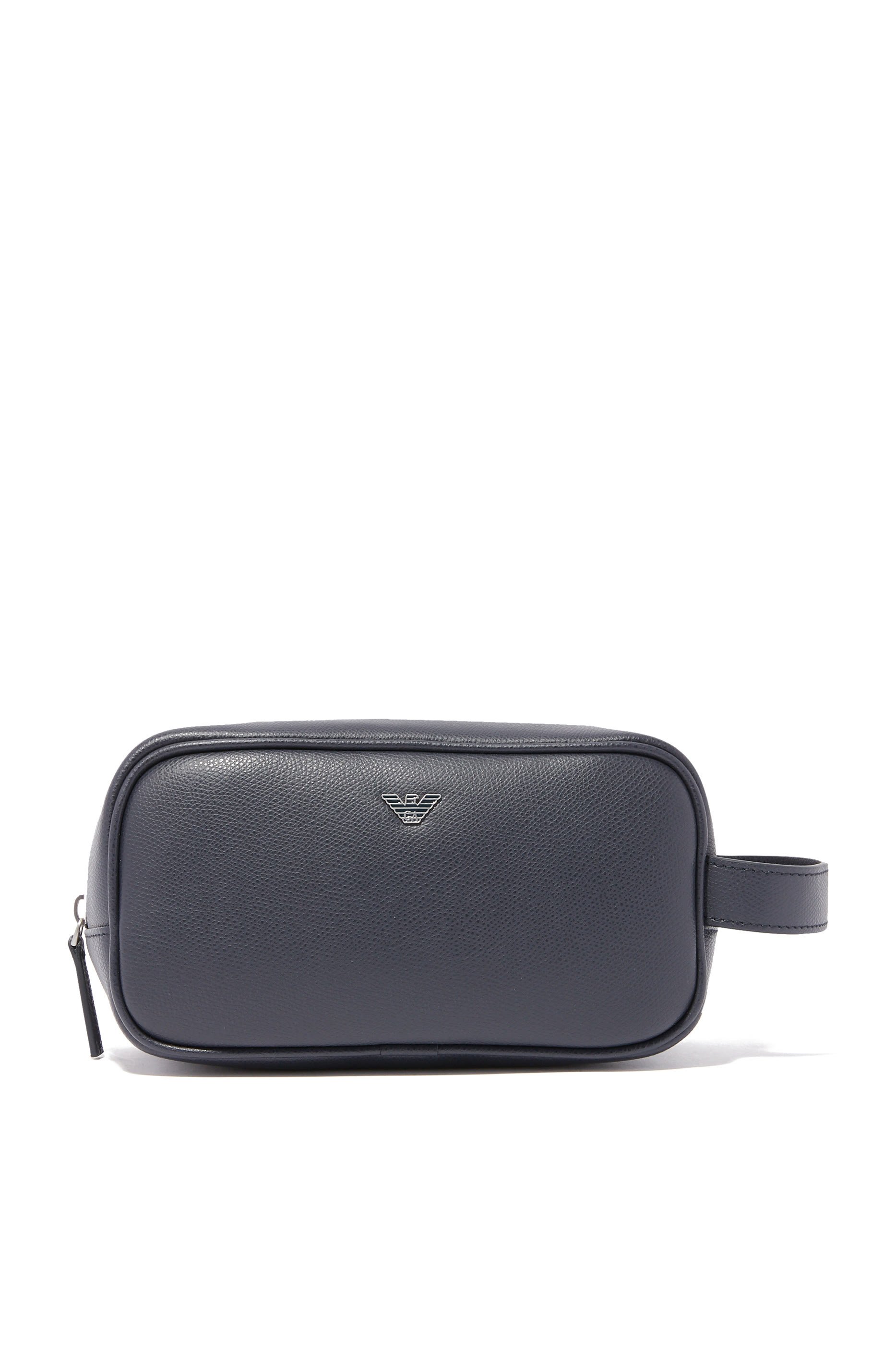 حقيبة مستلزمات العناية الشخصية بحلية بشعار الماركة