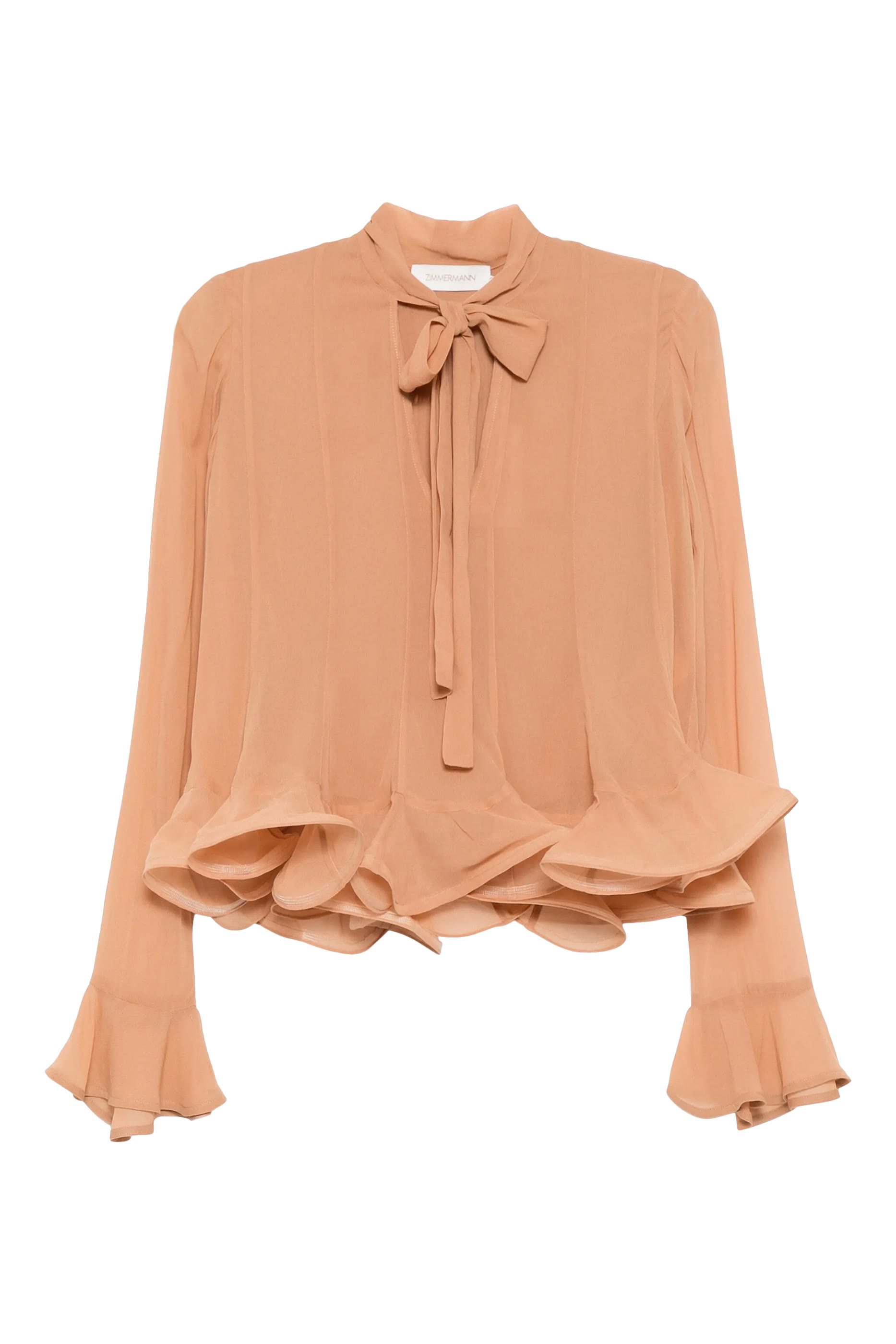 بلوزة ريانون واسعة