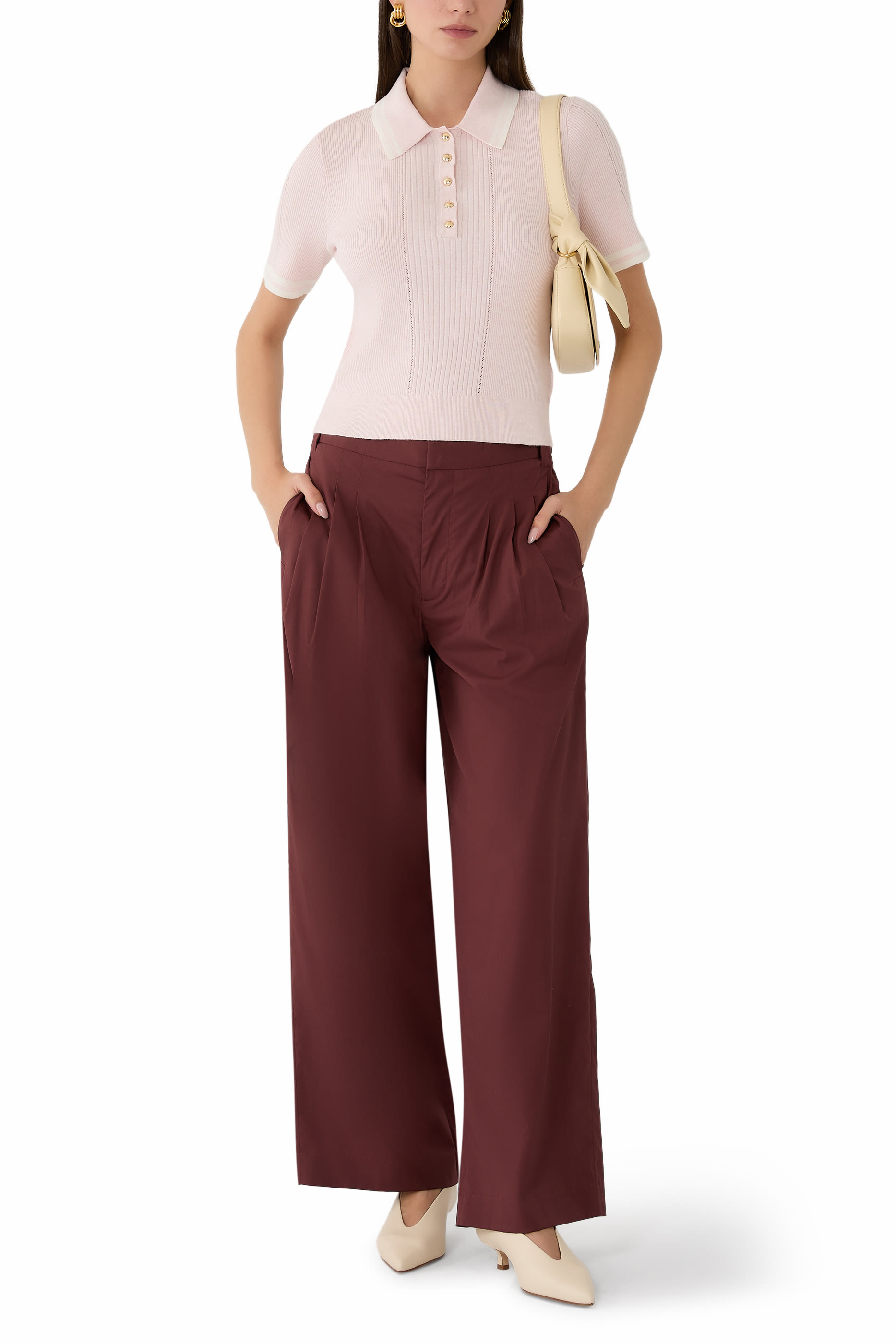 قميص بولو لوري قطن وكشمير