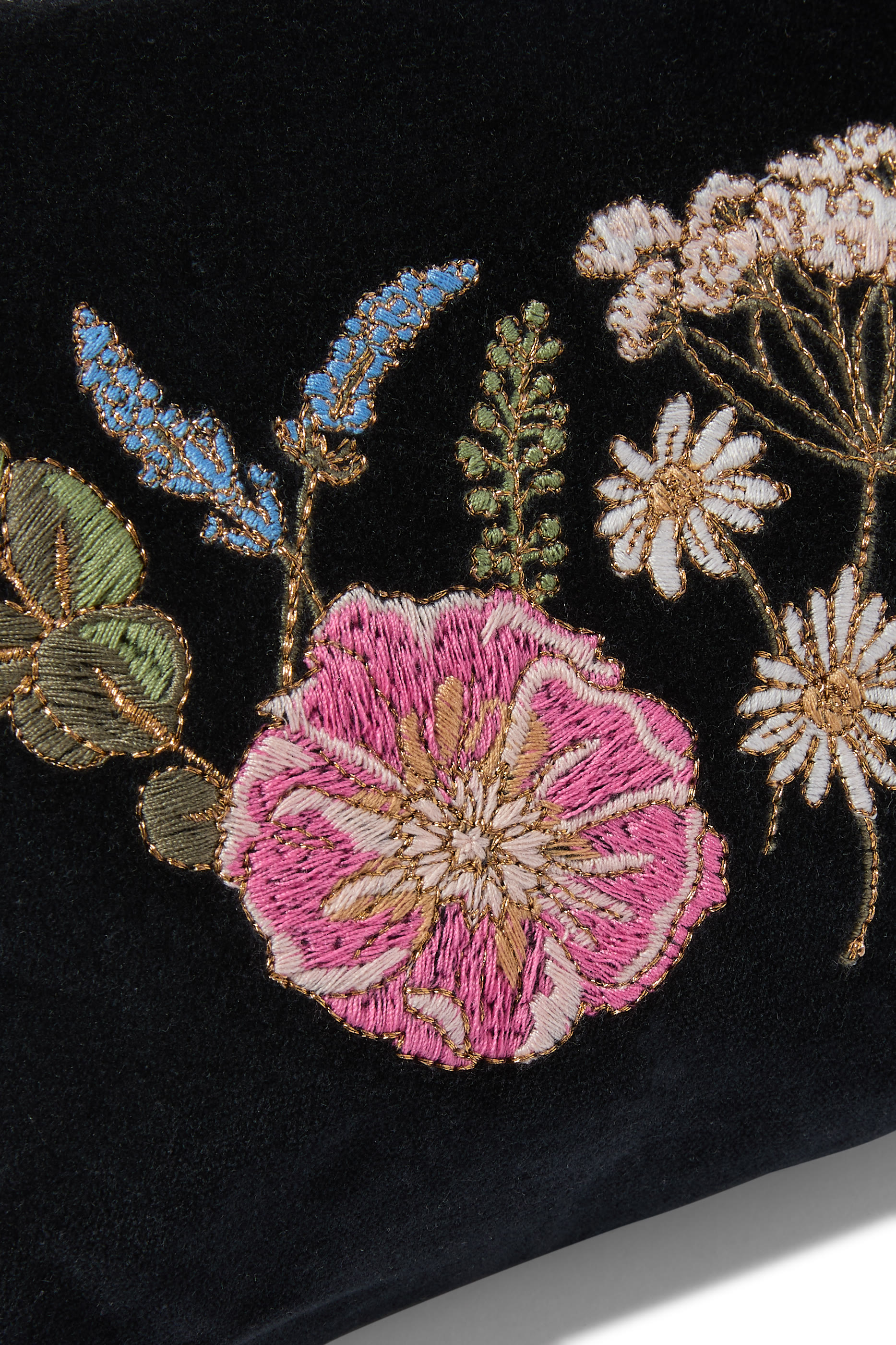 حقيبة صغيرة بتصميم مضغوط بزهور