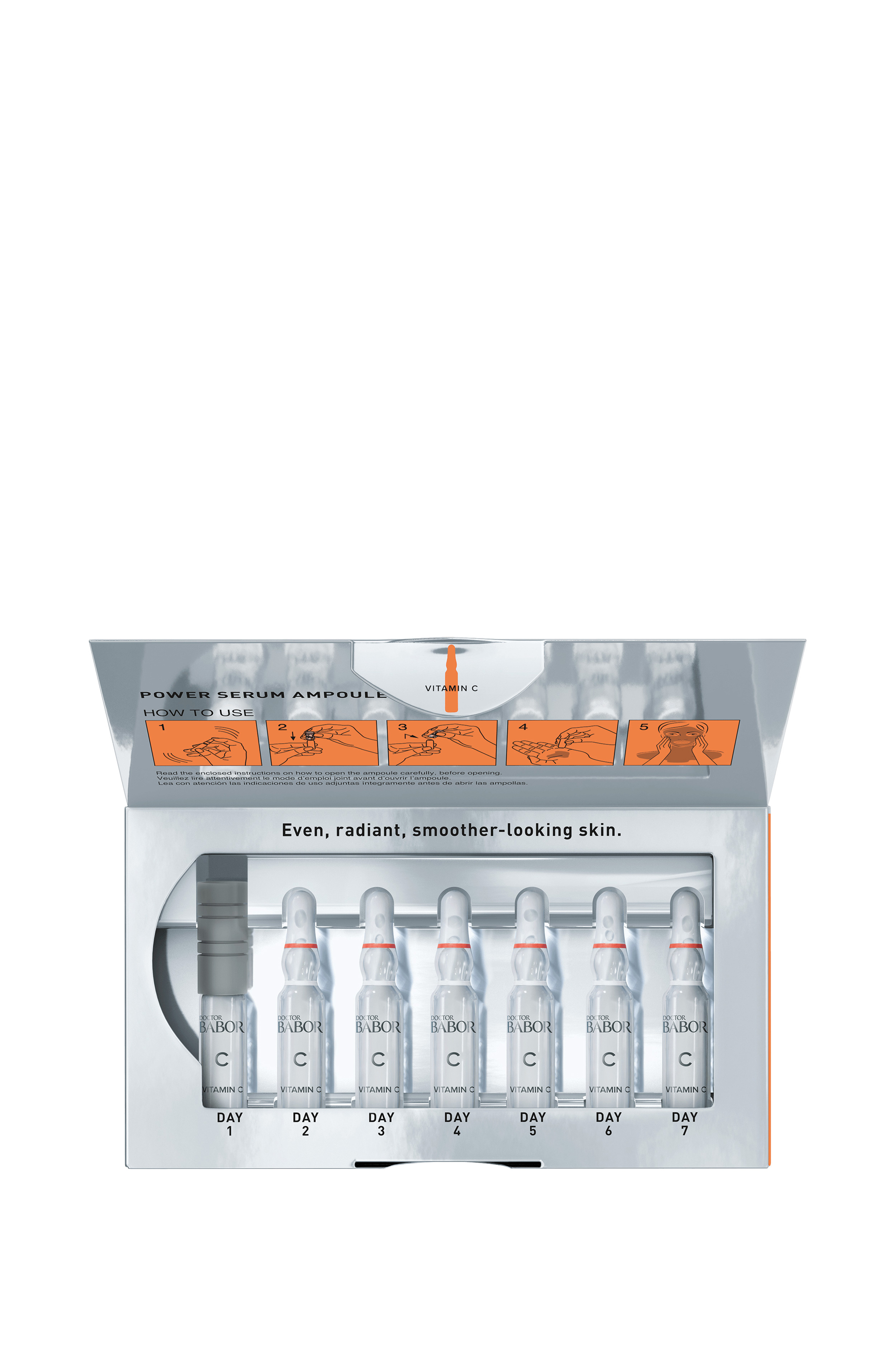 مجموعة أمبولة باور سيروم: فيتامين ج، 7 قطع