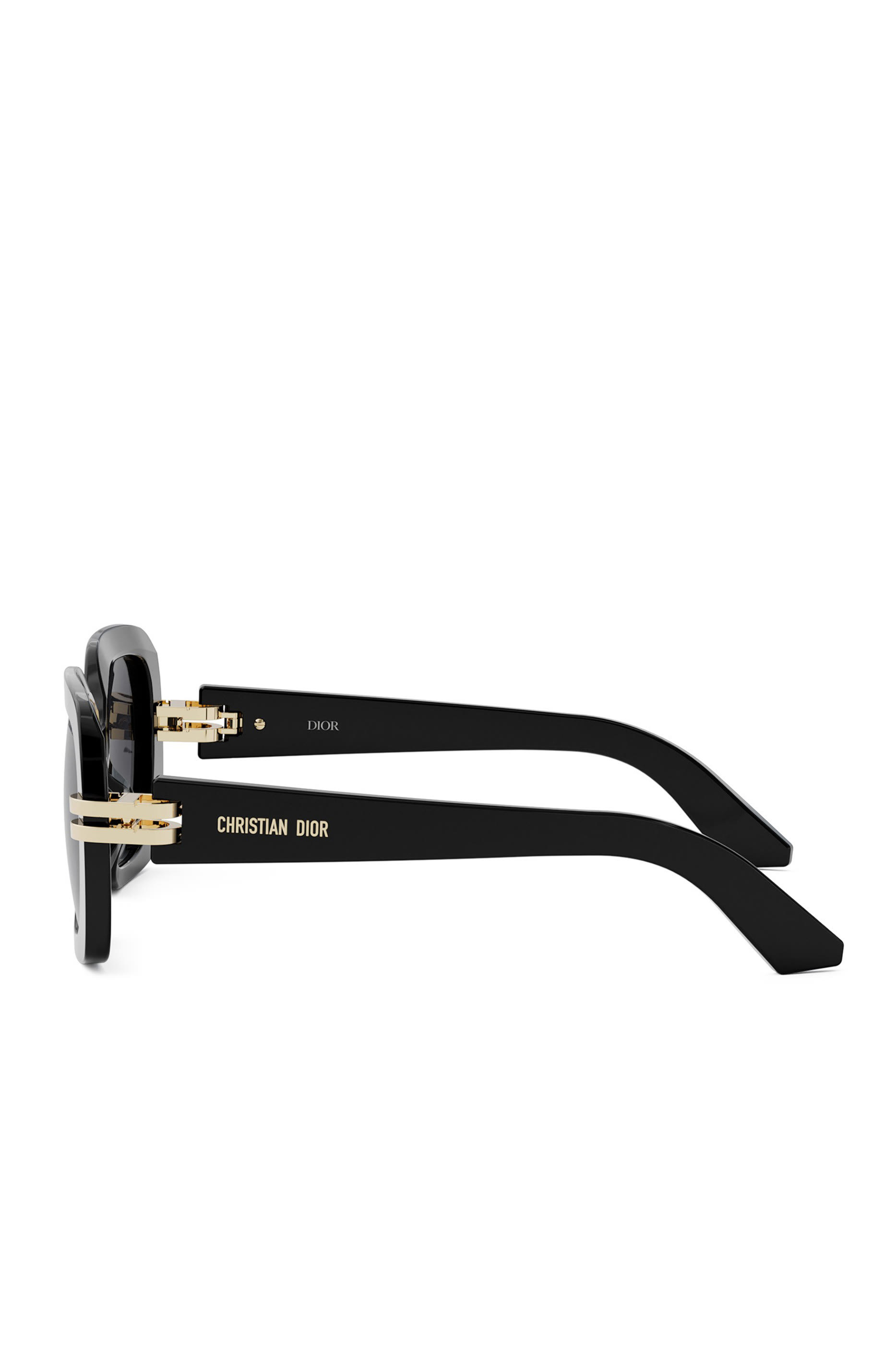 نظارة شمسية اس 2 آي  باللون الأسود بتصميم مربع