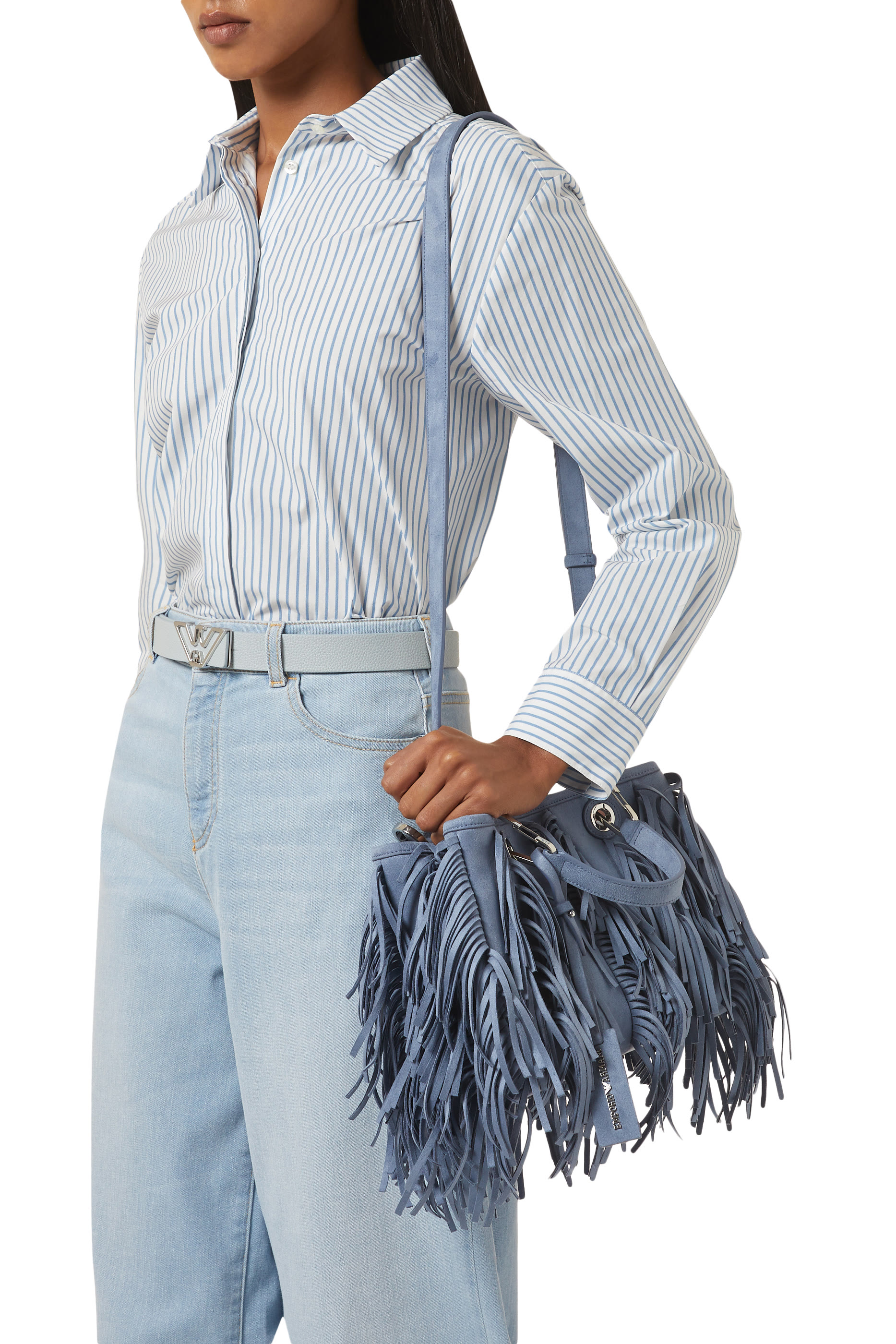 حقيبة يد ما إي أي بكشكش شمواه صناعي