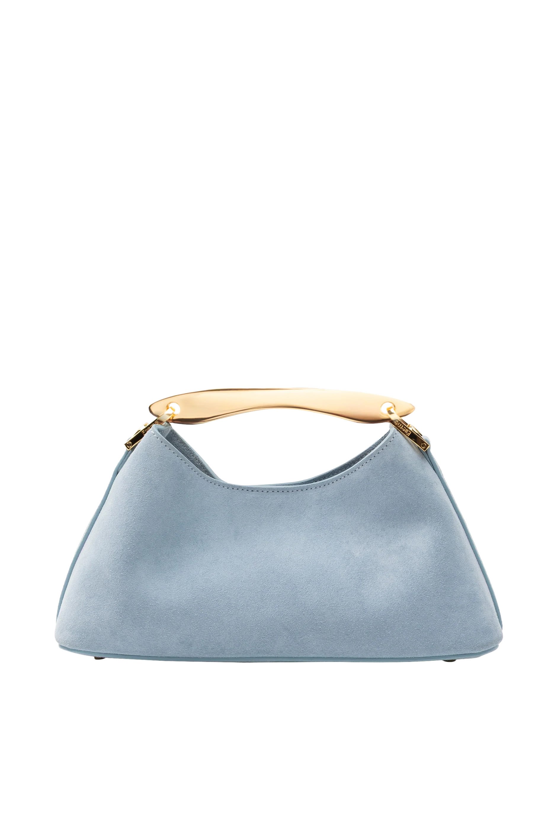  Mini Boomerang Suede Bag