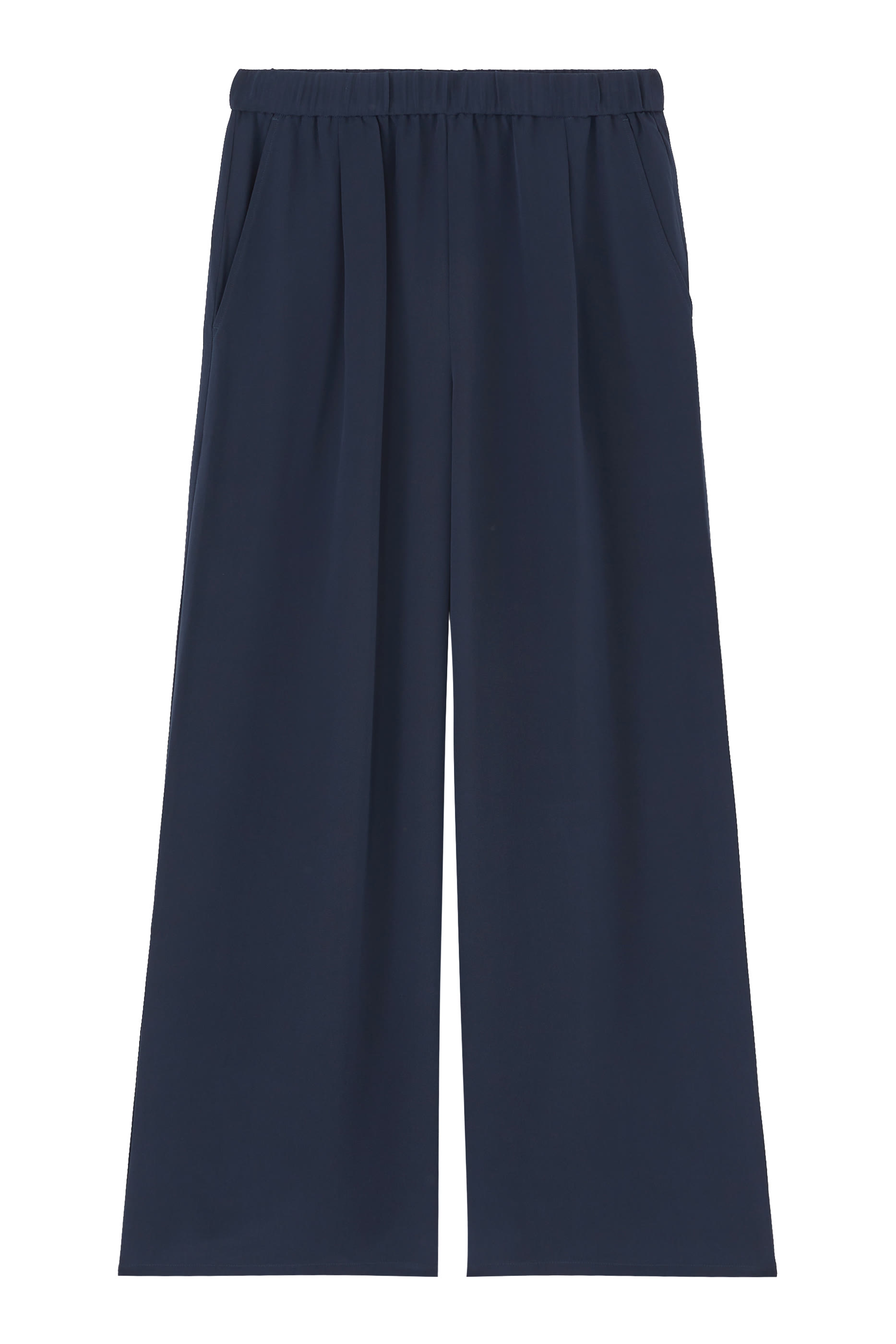 Silk Double Crepe Pants