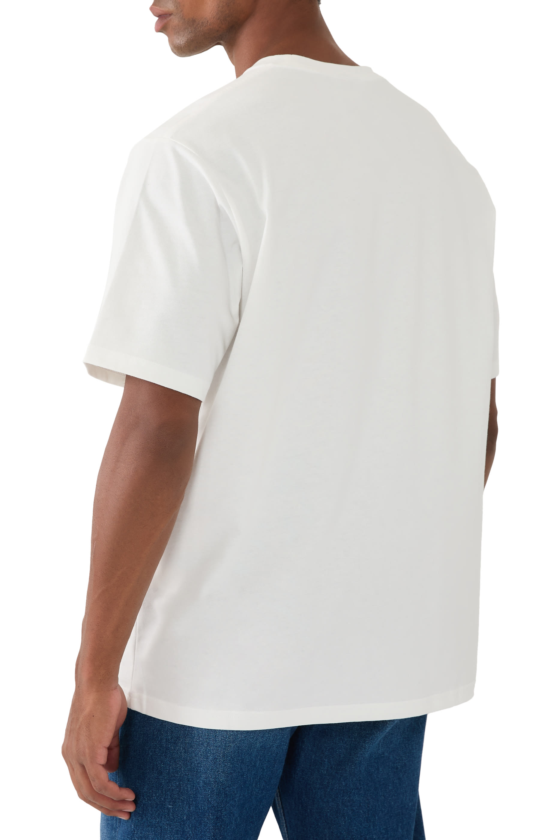 تيشيرت بطبعة شعار الماركة وعبارة اوريجينال فريدوم