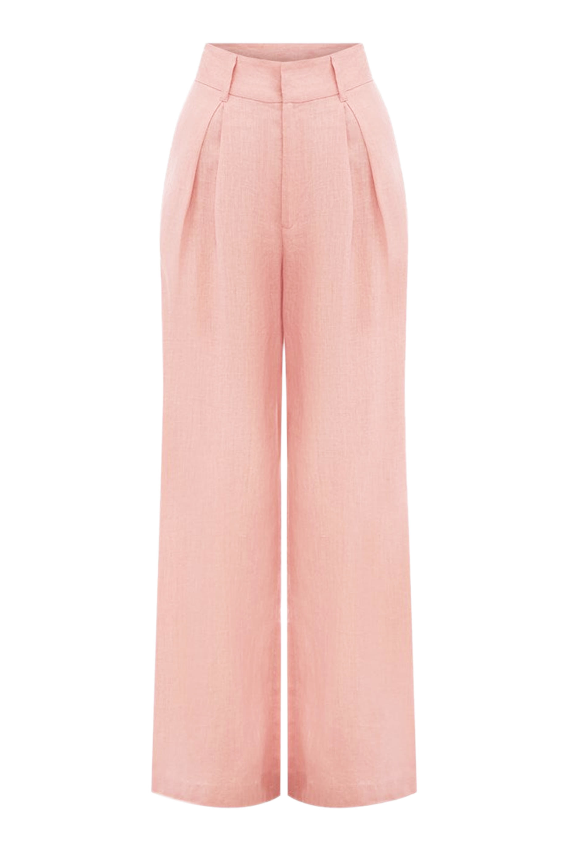 بنطال بريسلي بخصر مرتفع