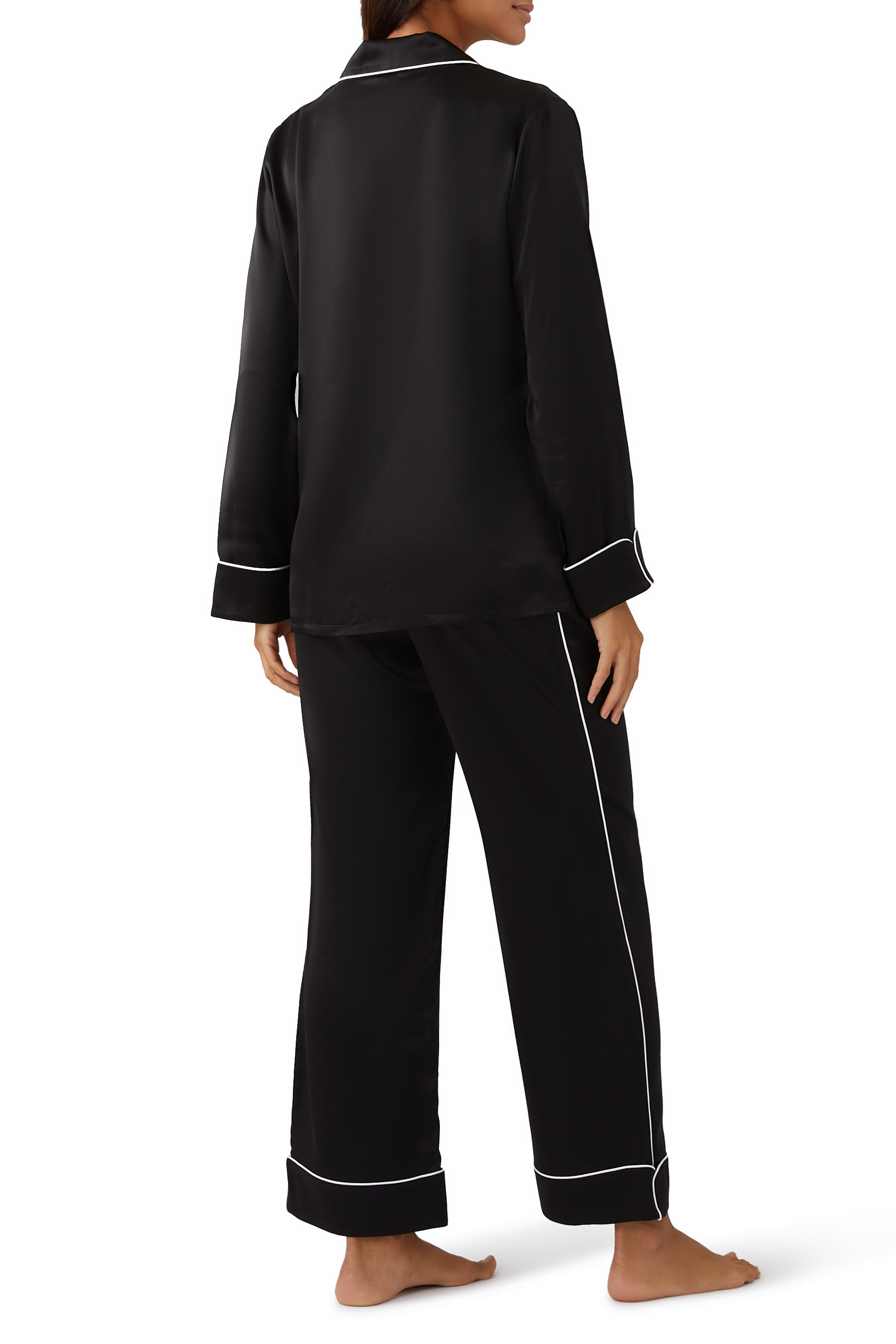 طقم بيجامة كوكو ساتان حريري