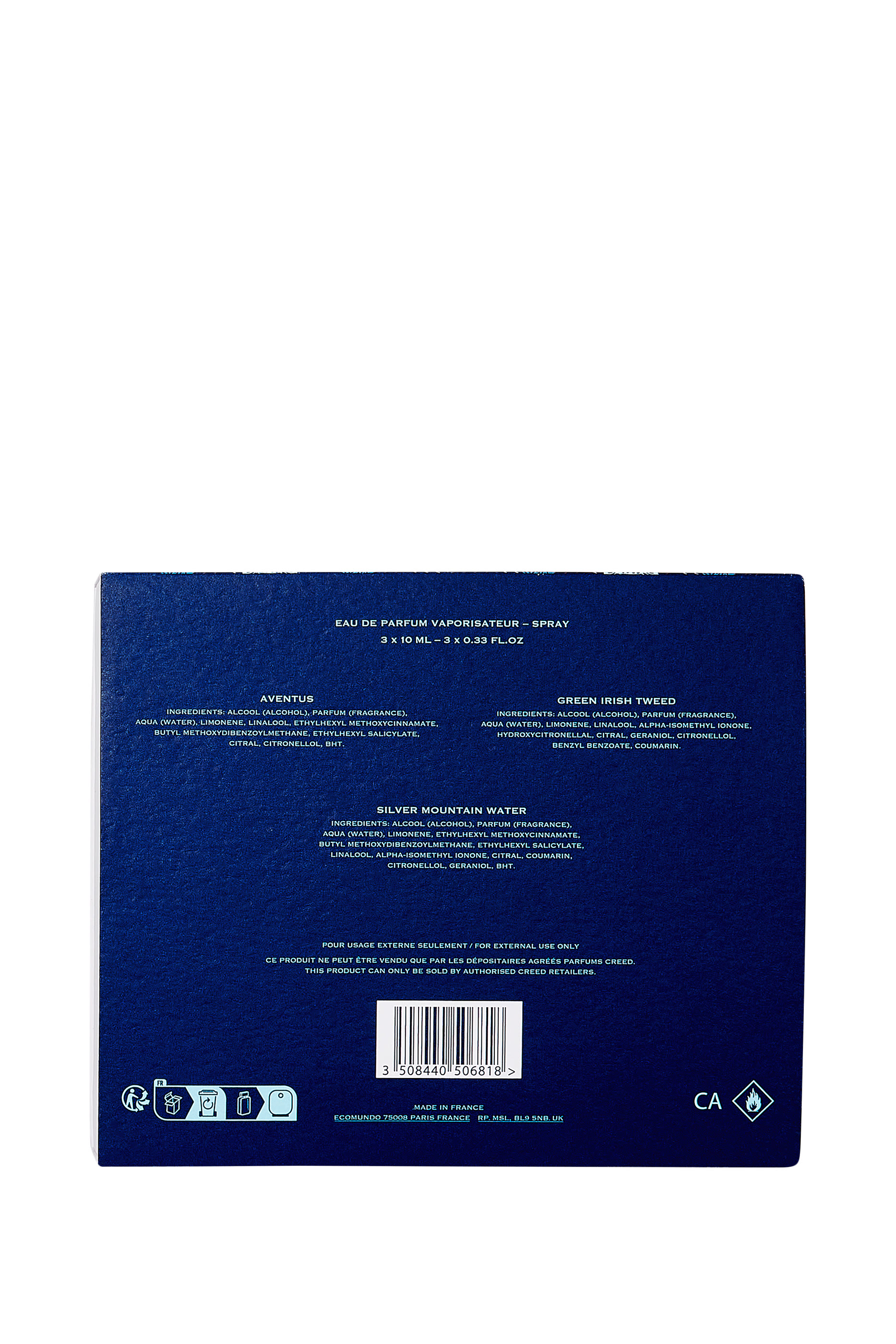 مجموعة أو دو بارفان ديسكفري للرجال، 3 قطع