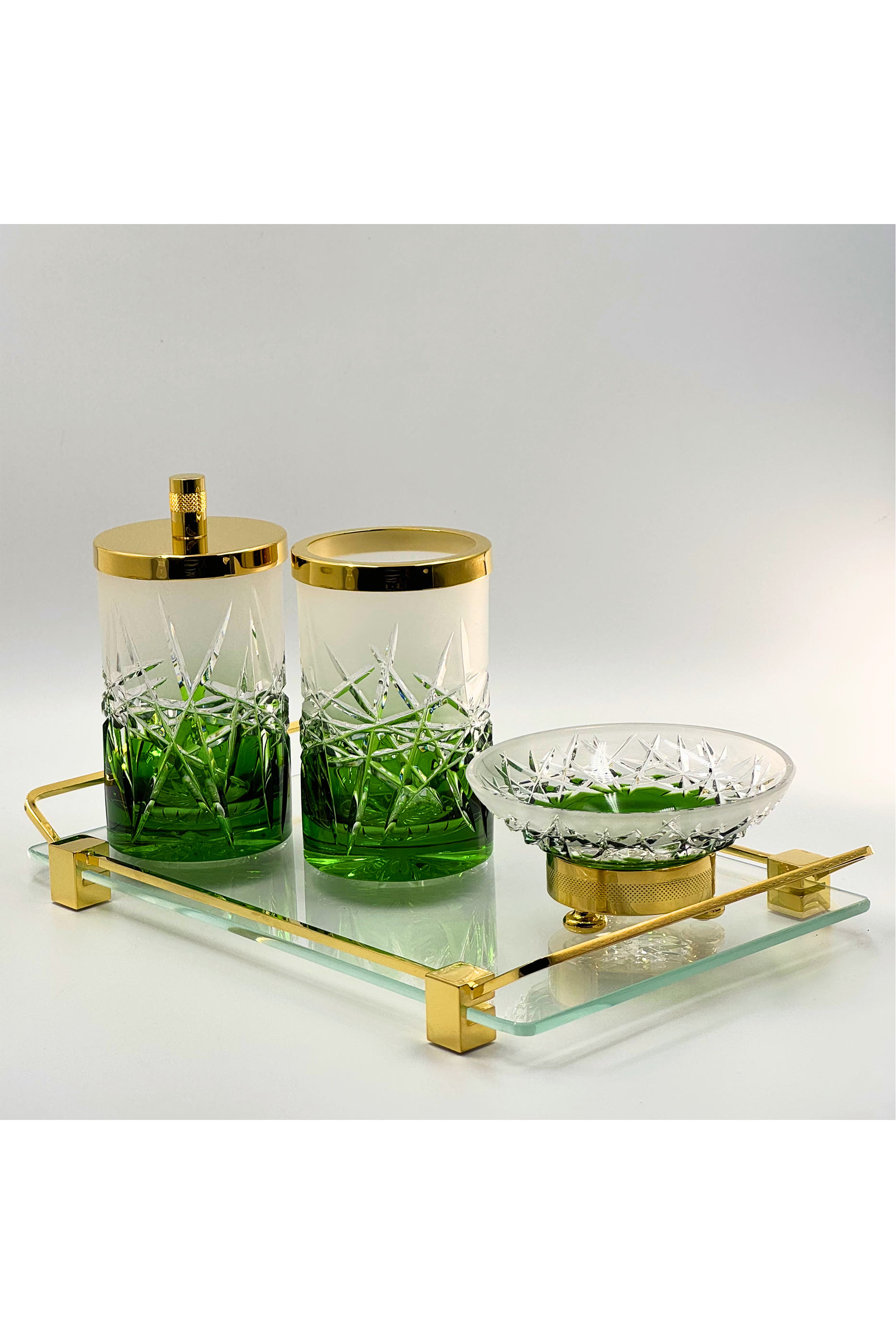 صحن صابون آيفي أخضر