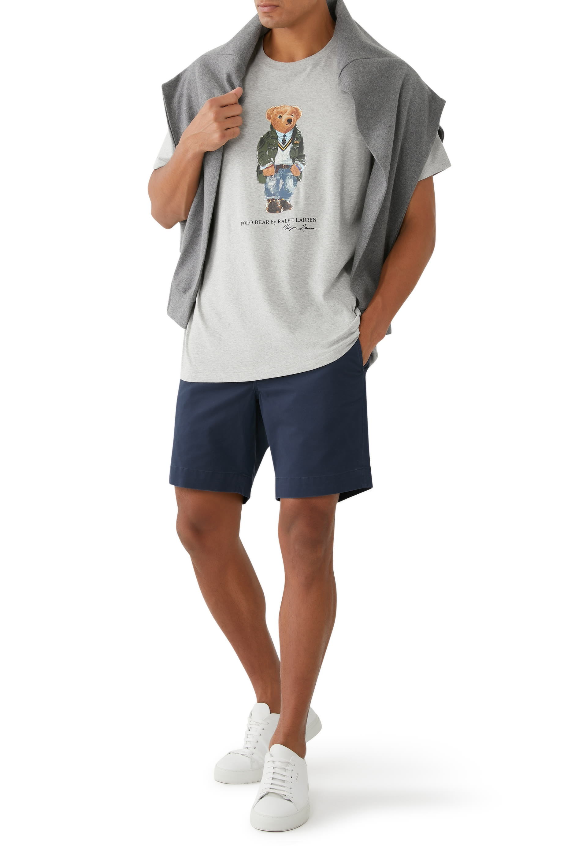 تيشيرت بنقشة الدب بول