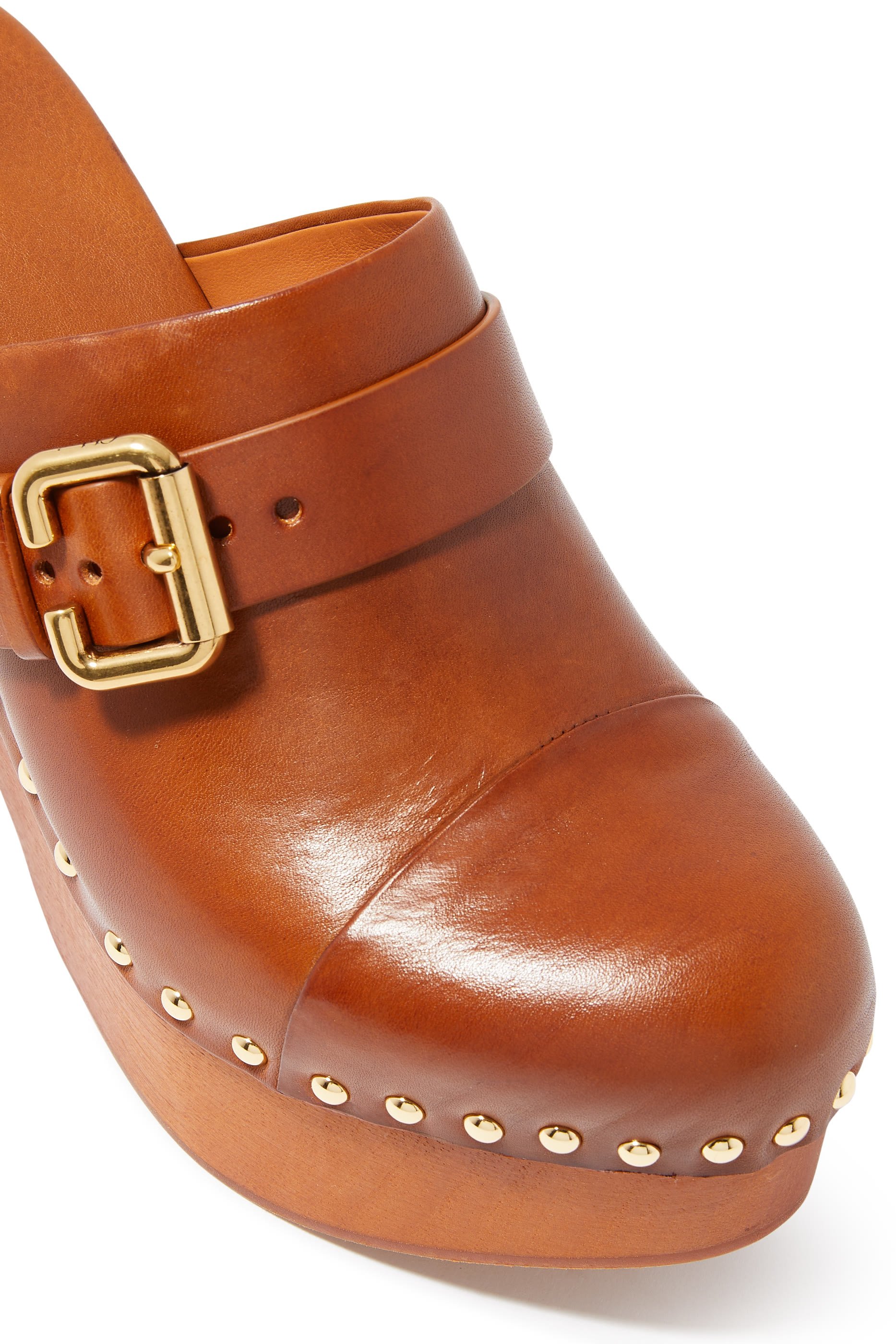 حذاء أورنا مفتوح من الخلف جلد