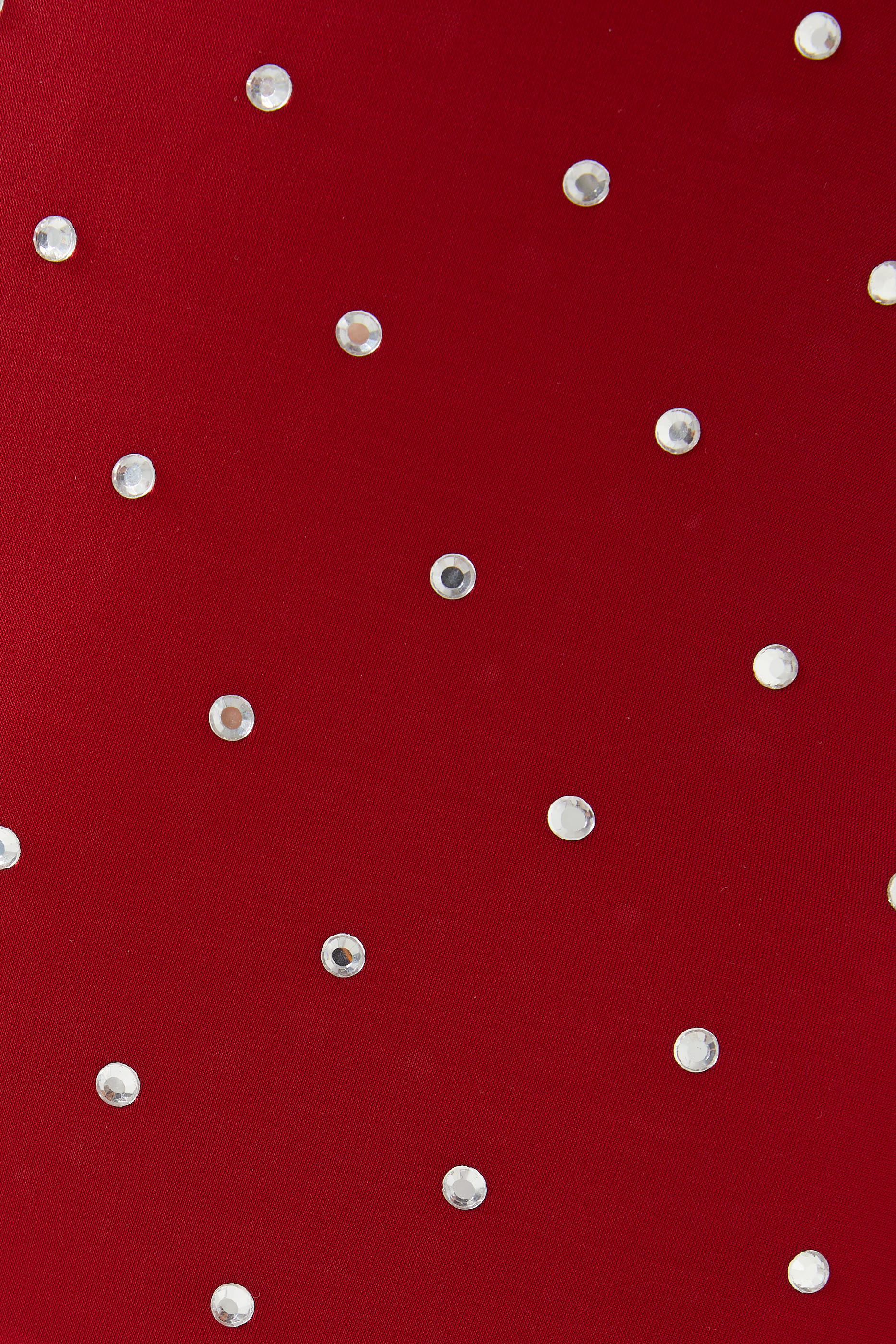 فستان طويل جيرسيه مرصع بكريستال