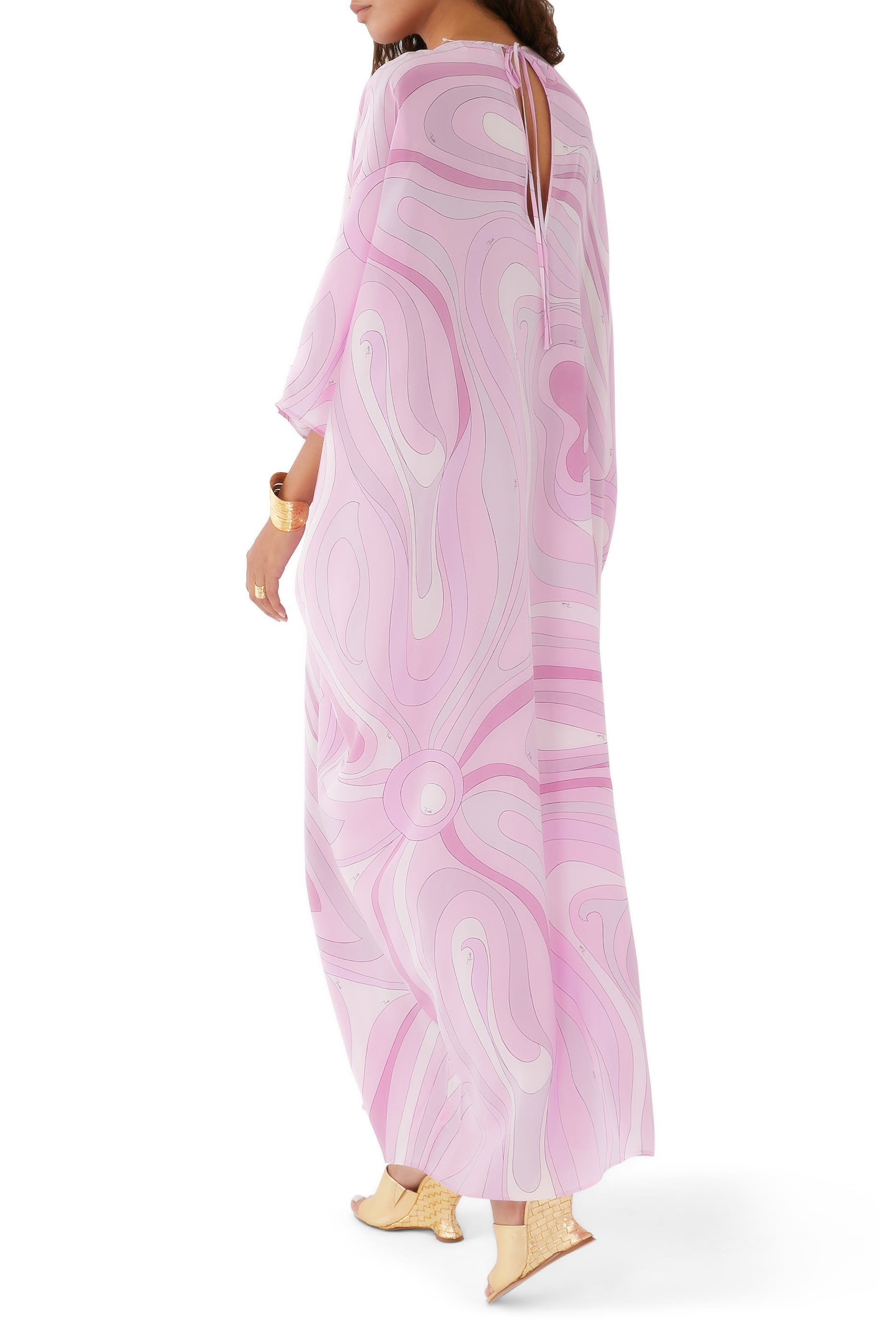 قفطان بطبعة مارمو كريب