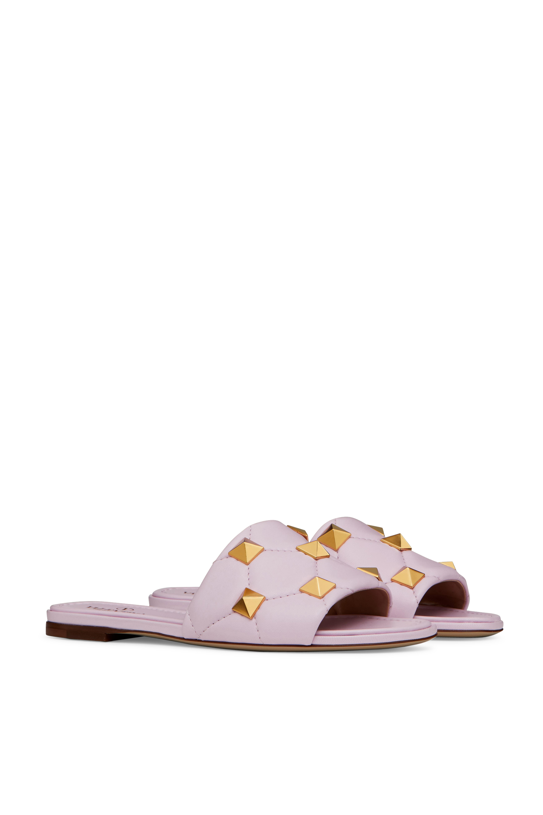 حذاء مفتوح رومان بحلي هرمية