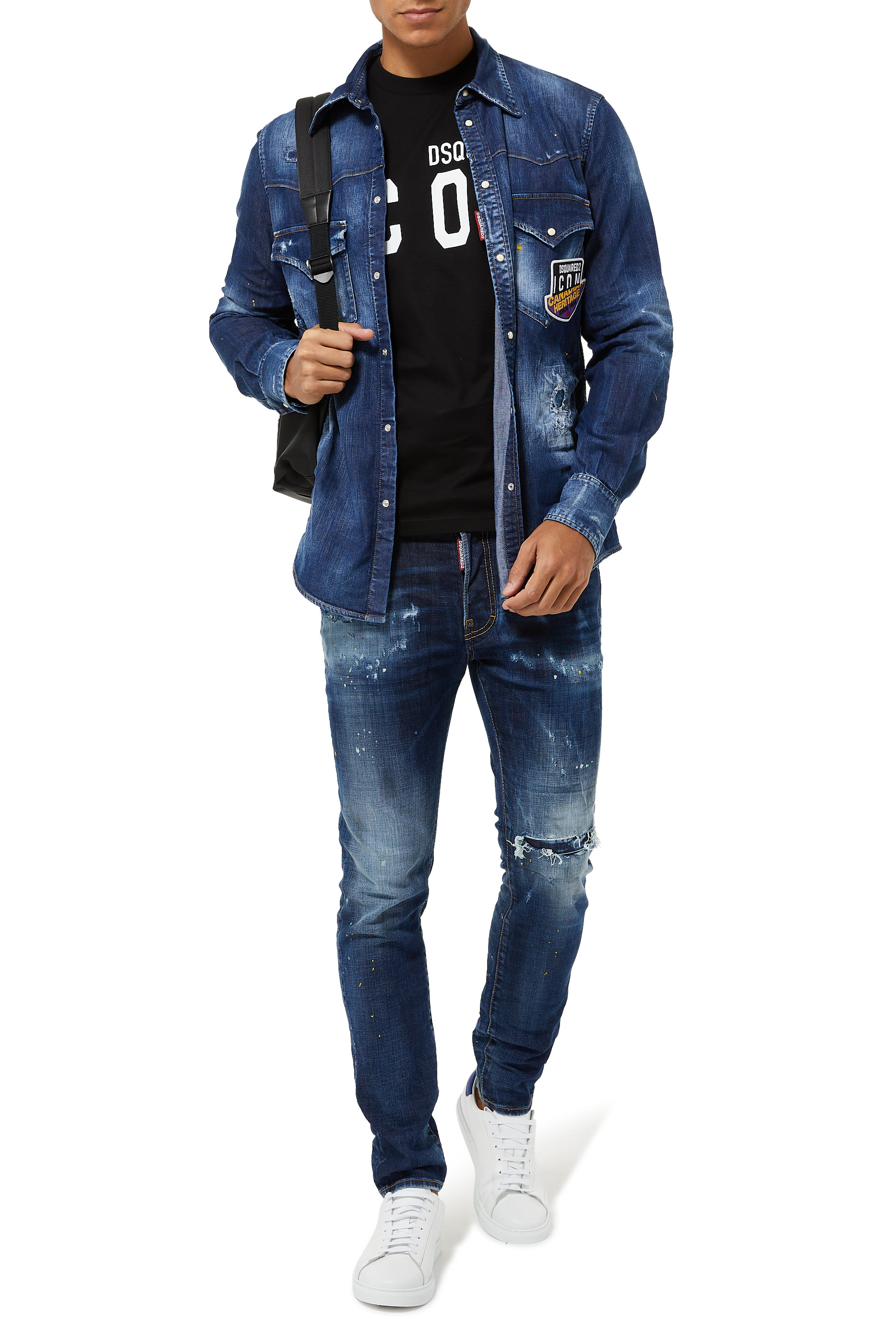 تي شيرت بطبعة شعار Icon