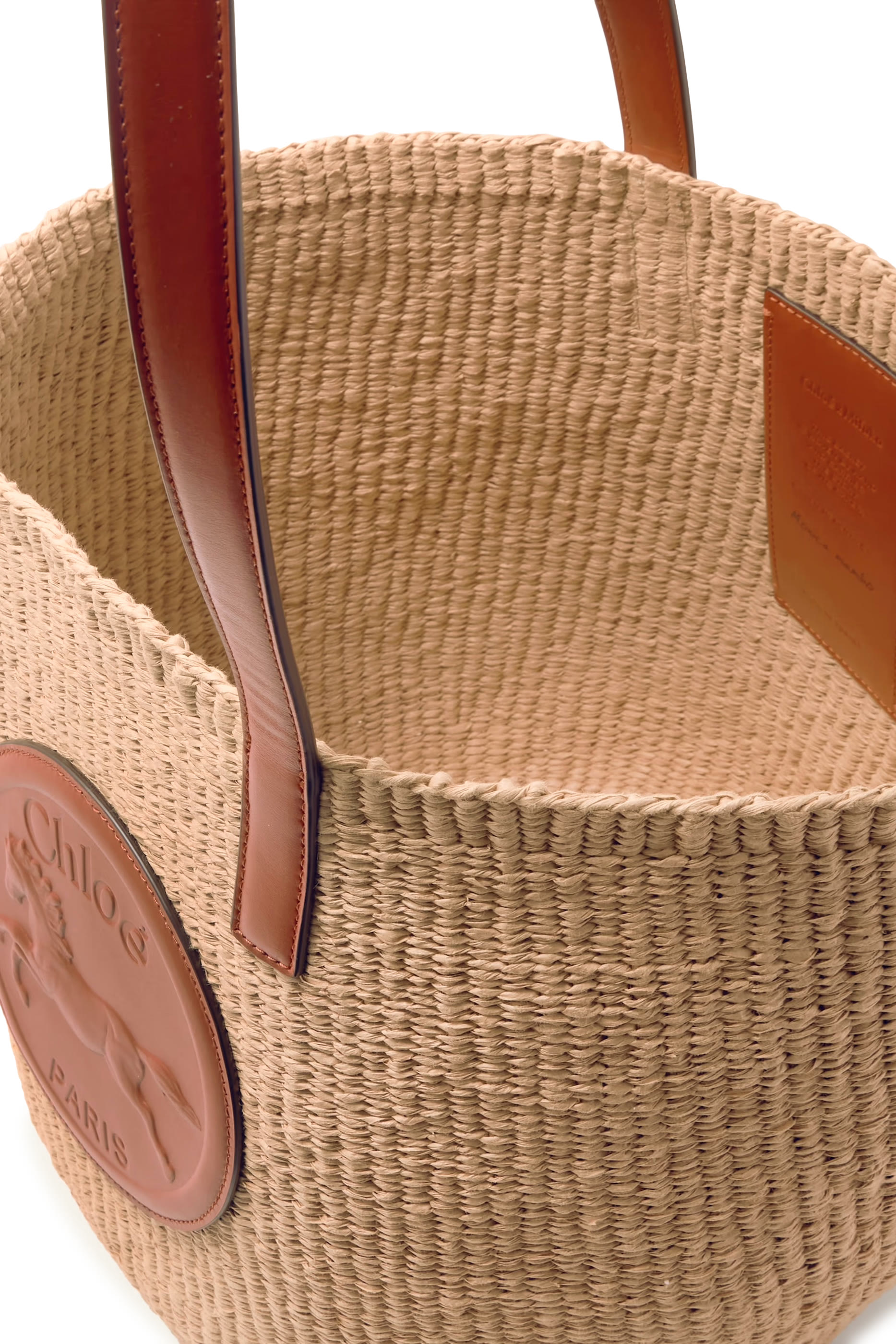 حقيبة باسكيت كبيرة بشعار الماركة