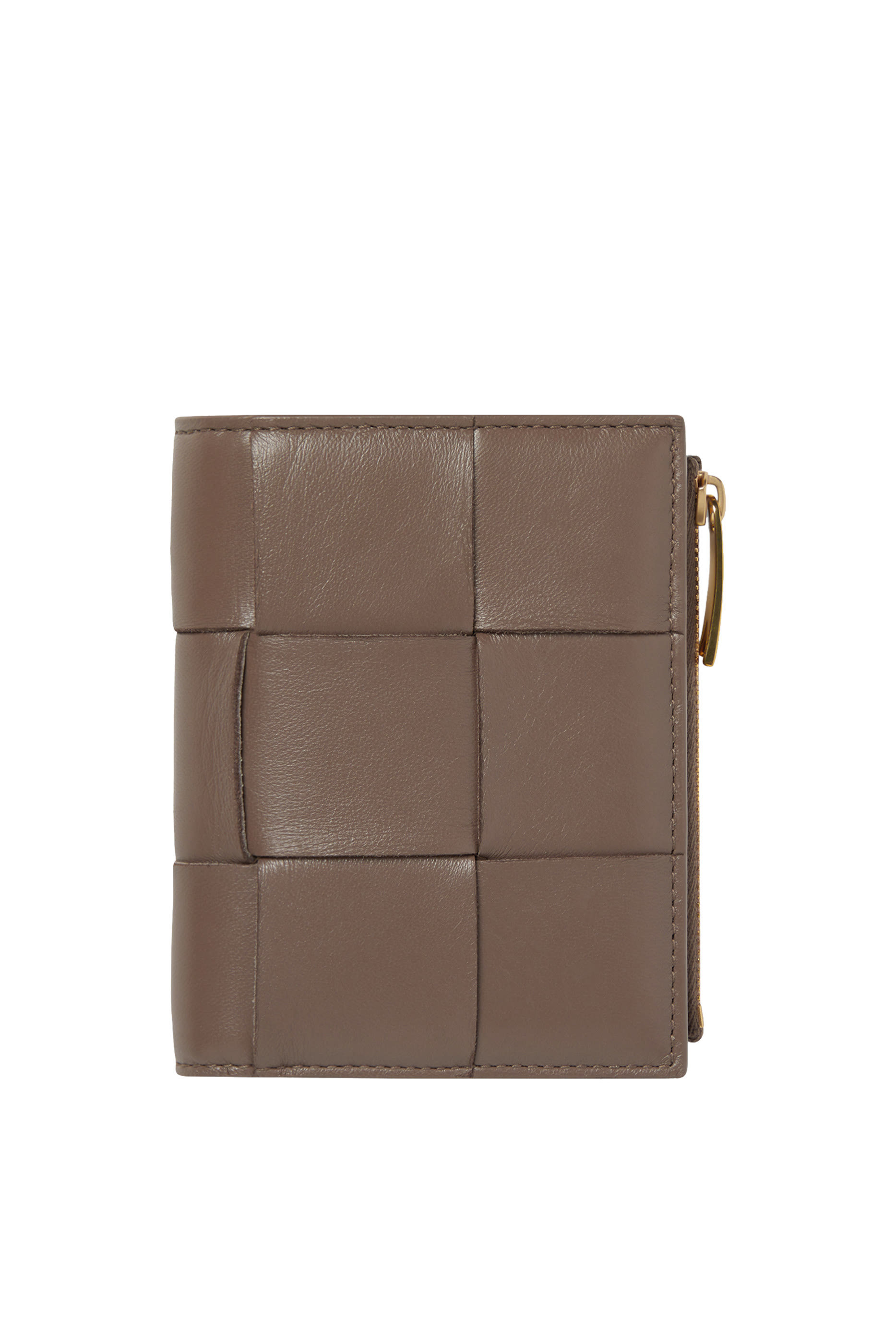 محفظة كاسيت صغيرة ثنائية الطي بسحاب