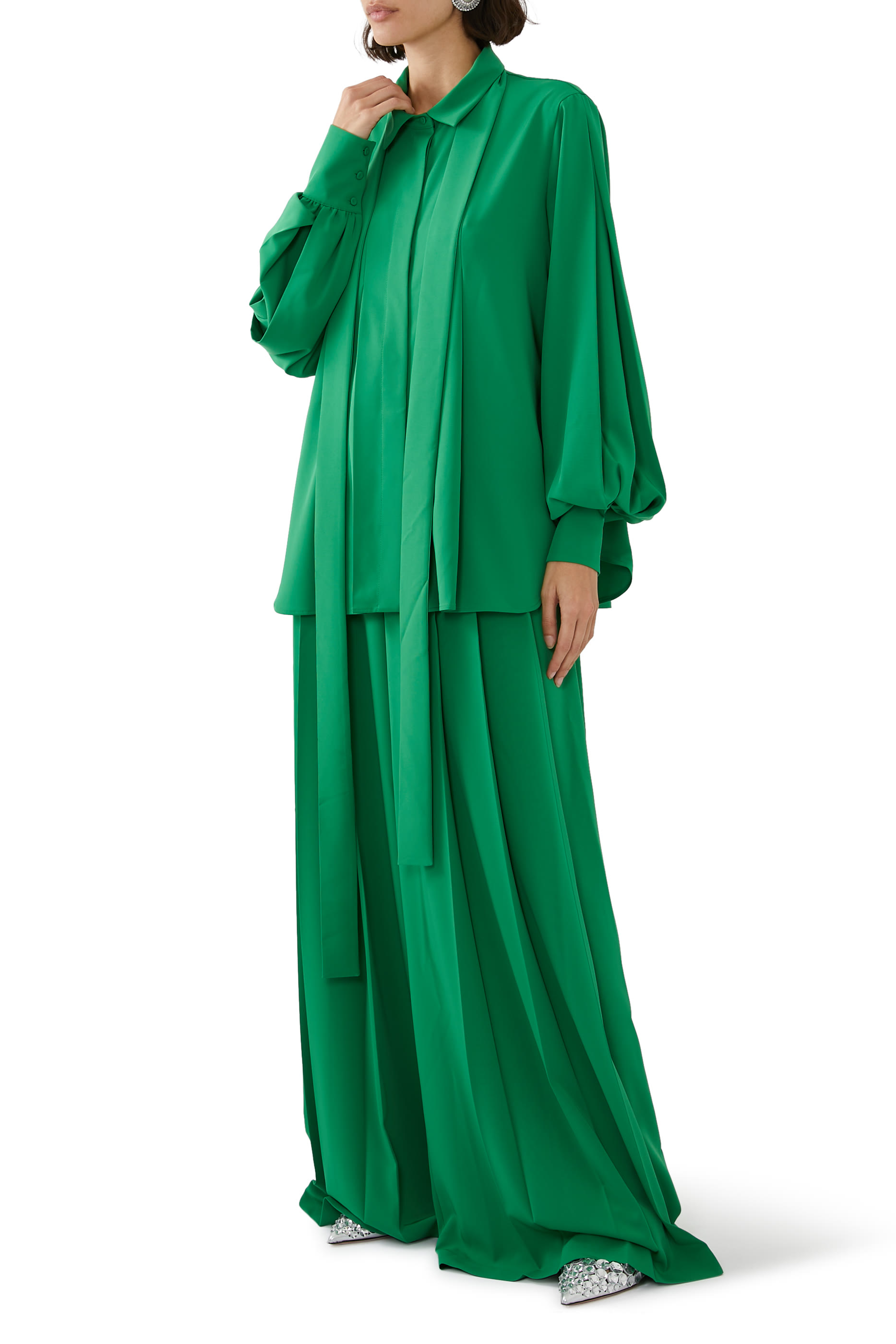 قميص كريب خفيف الوزن