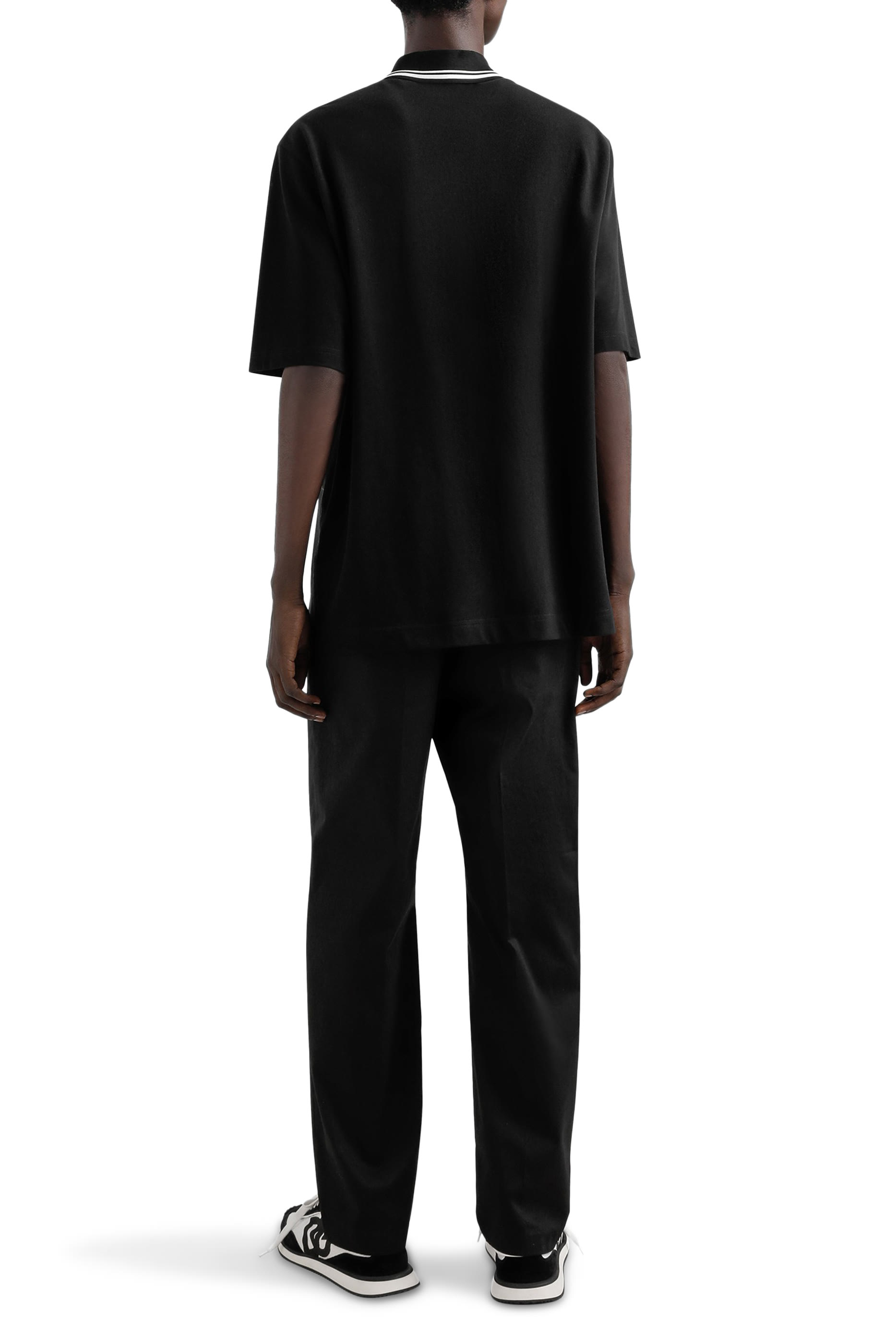 قميص بولو بطبعة باندانا قطن