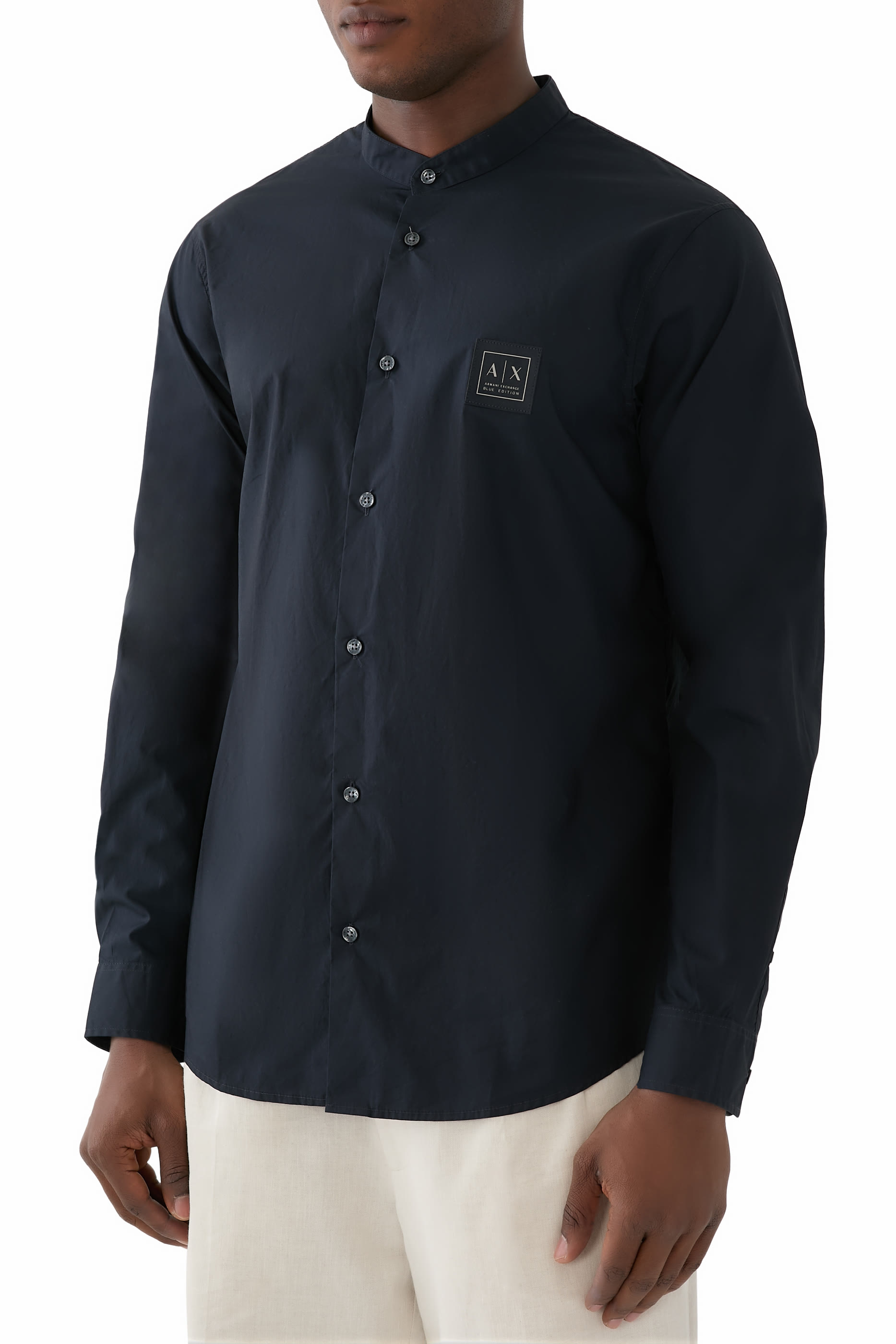 قميص تيسوتو بأكمام طويلة بشعار الماركة