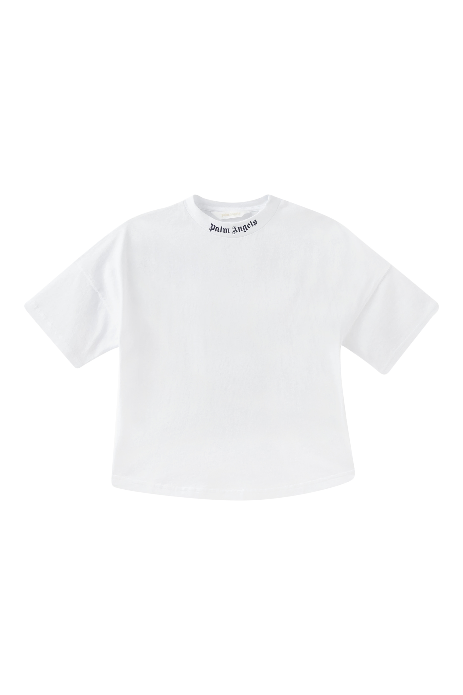 تيشيرت قطن بطبعات شعار الماركة للأطفال