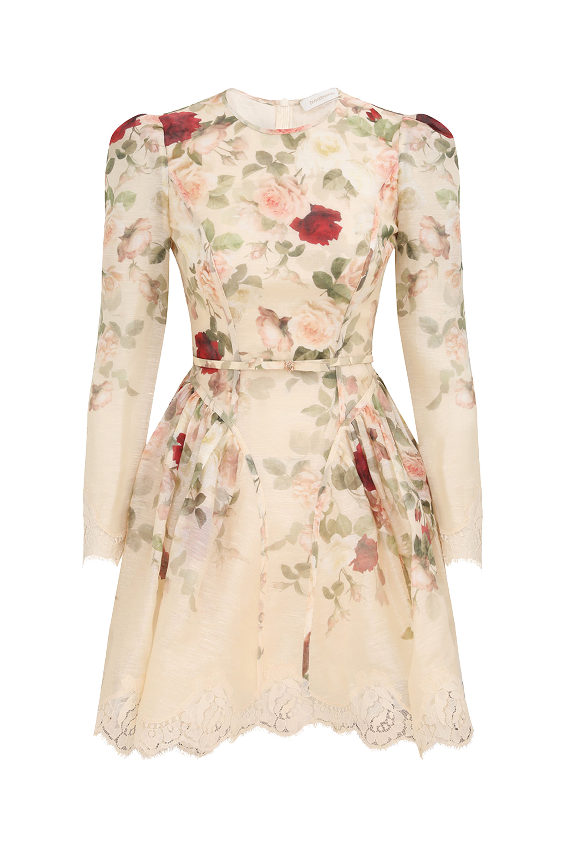 فستان هيبنوتيك قصير بحافة دانتيل