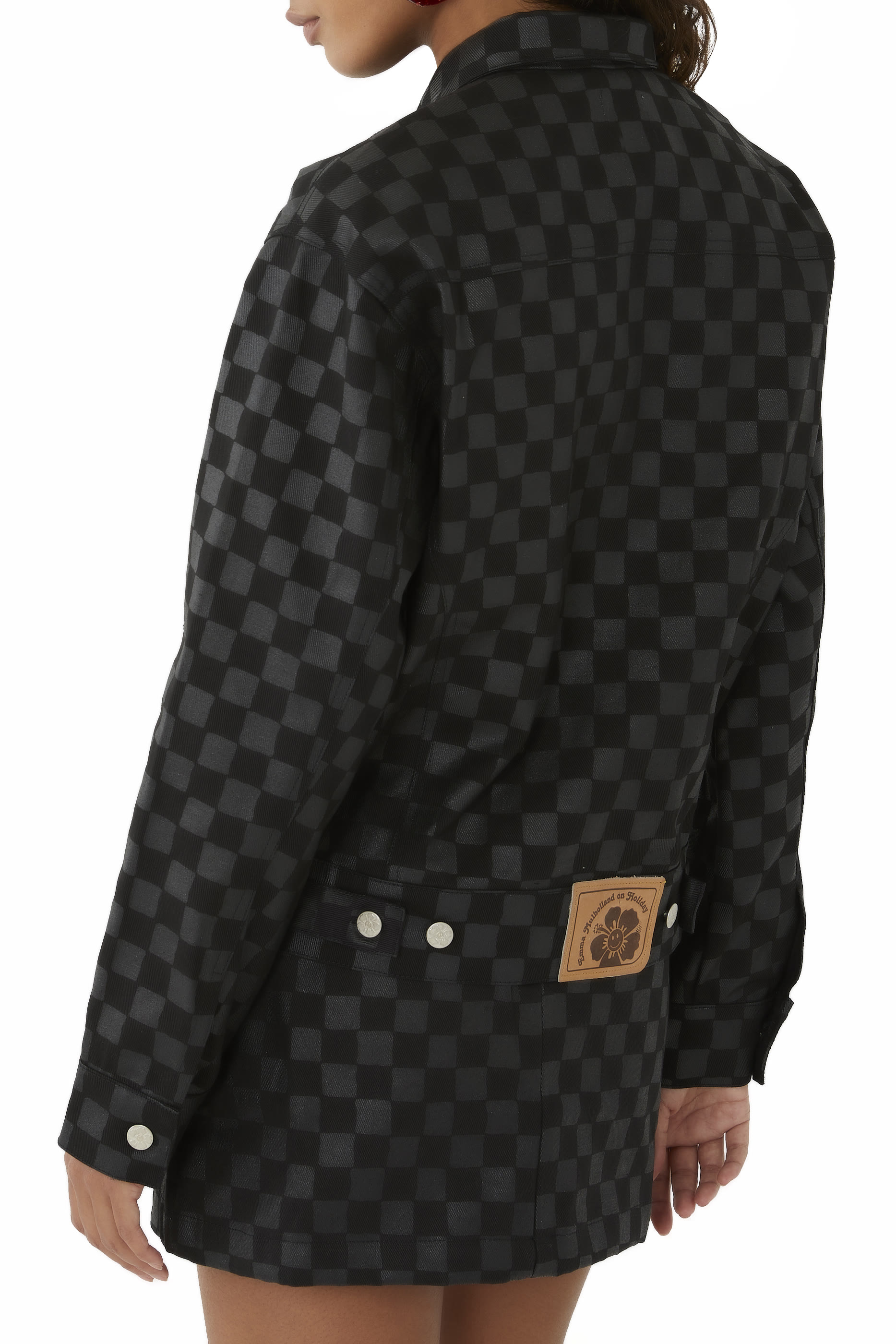 جاكيت نيكولاس بنقشة مربعات