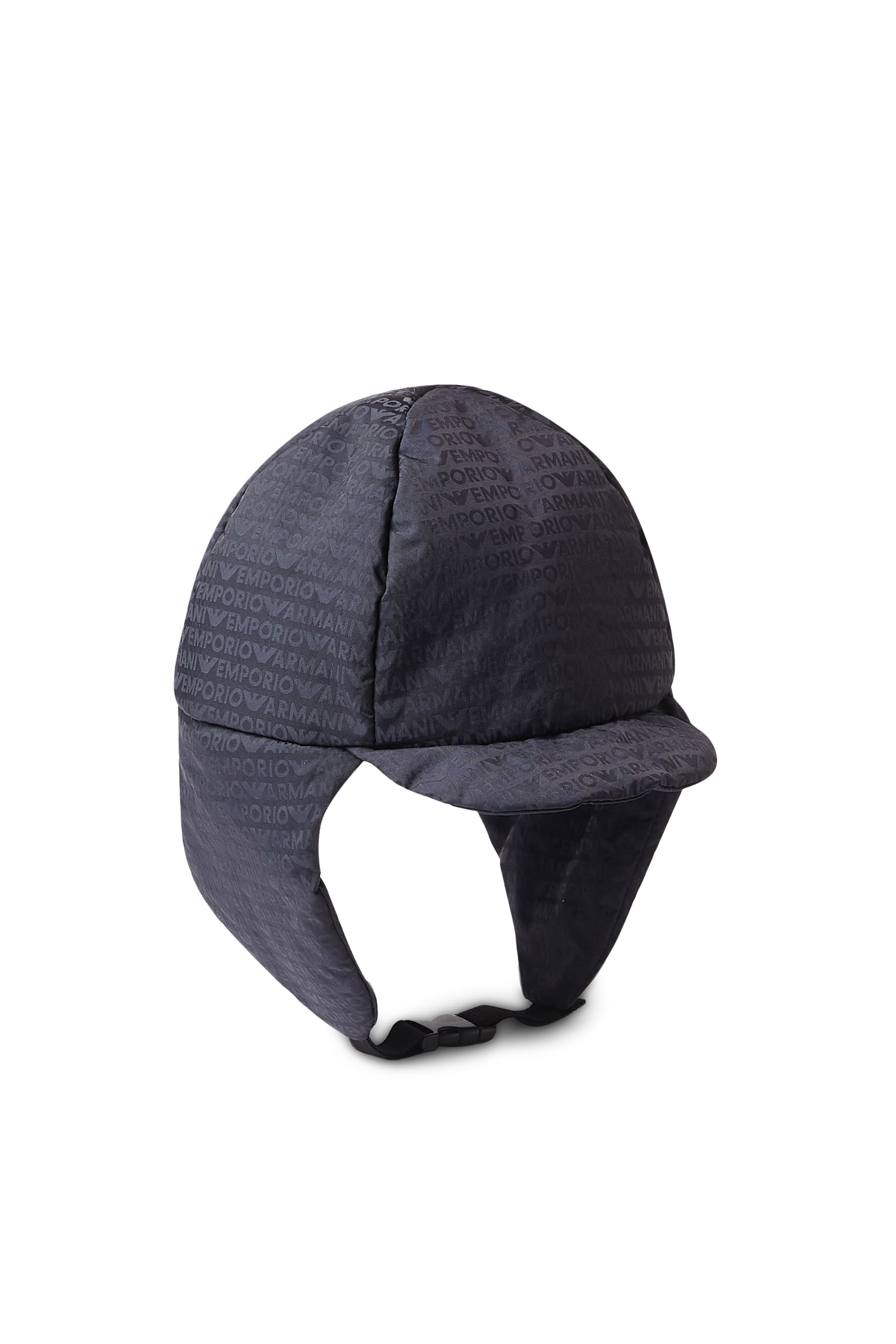 قبعة بأذنين ونقشة حروف شعار الماركة للأطفال