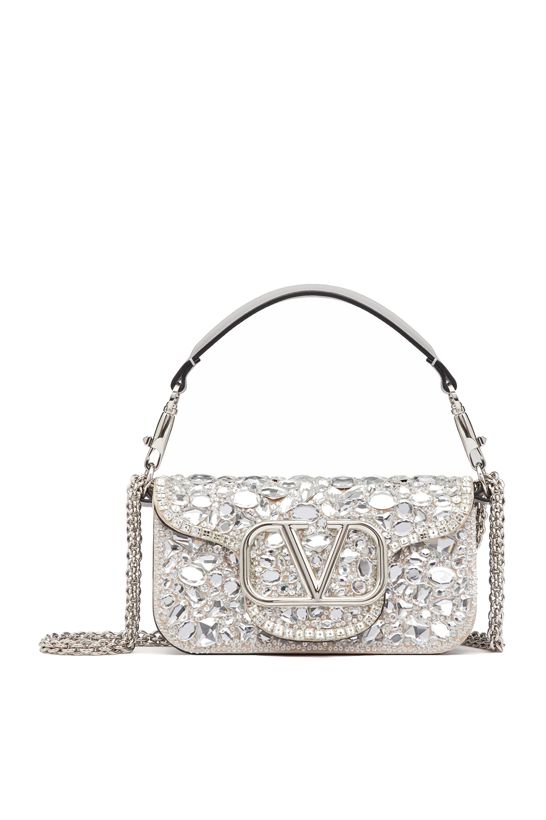  Small Sequin-Encrusted Loc&ograve; Shoulder Bag
