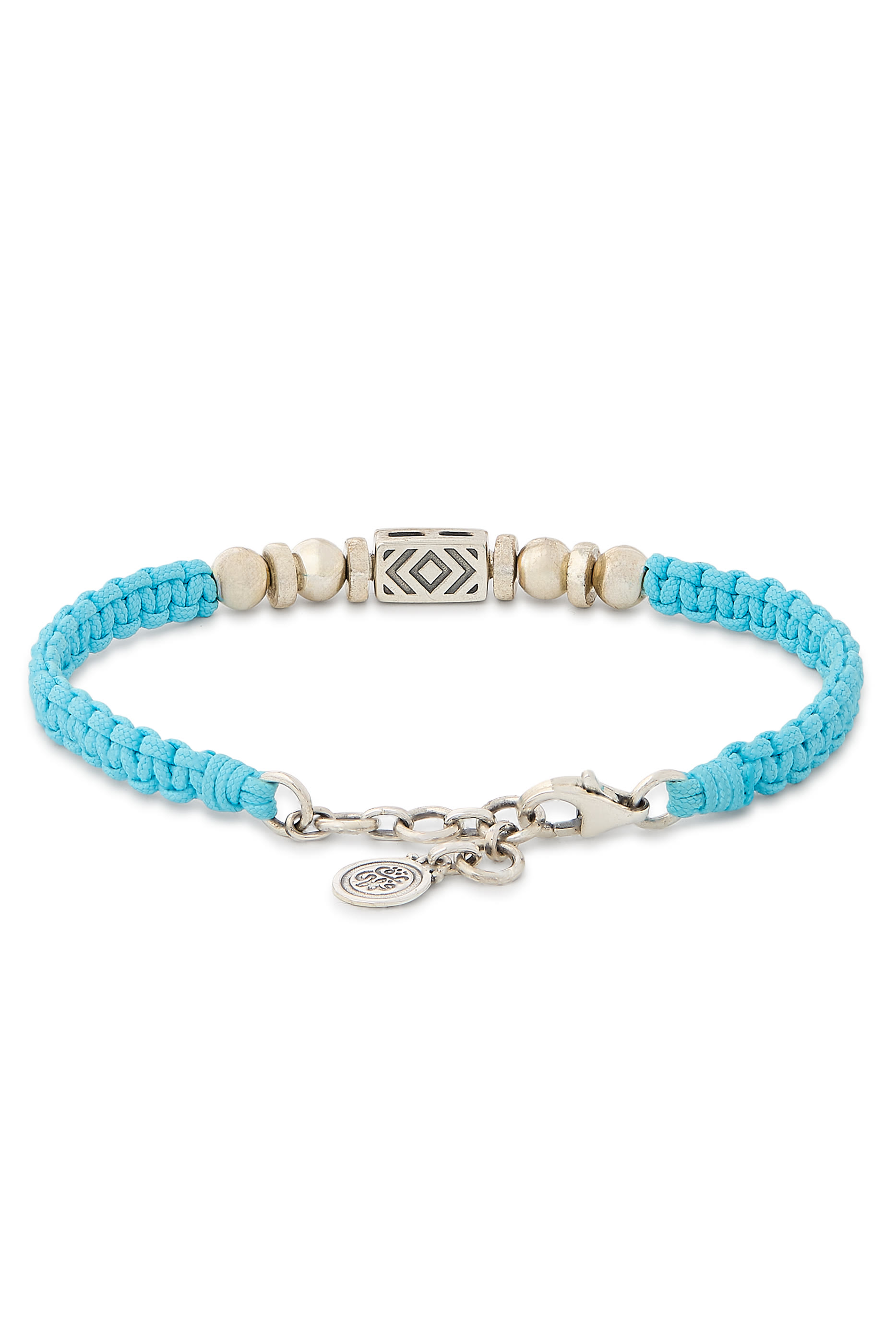 سوار مزين بنقشة لا نفترق، خيط وفضة إسترلينية