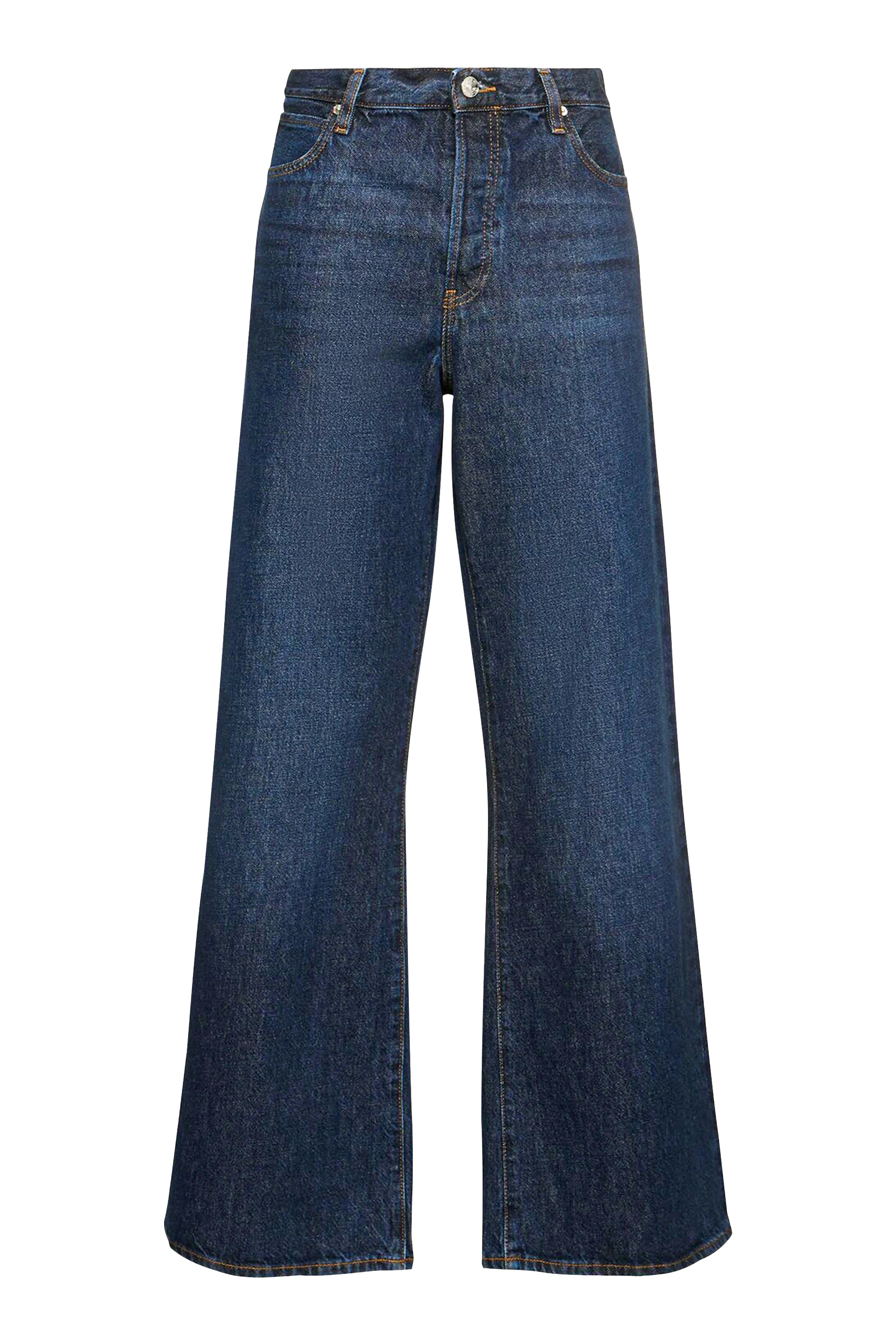 بنطال جينز بقصة فضفاضة