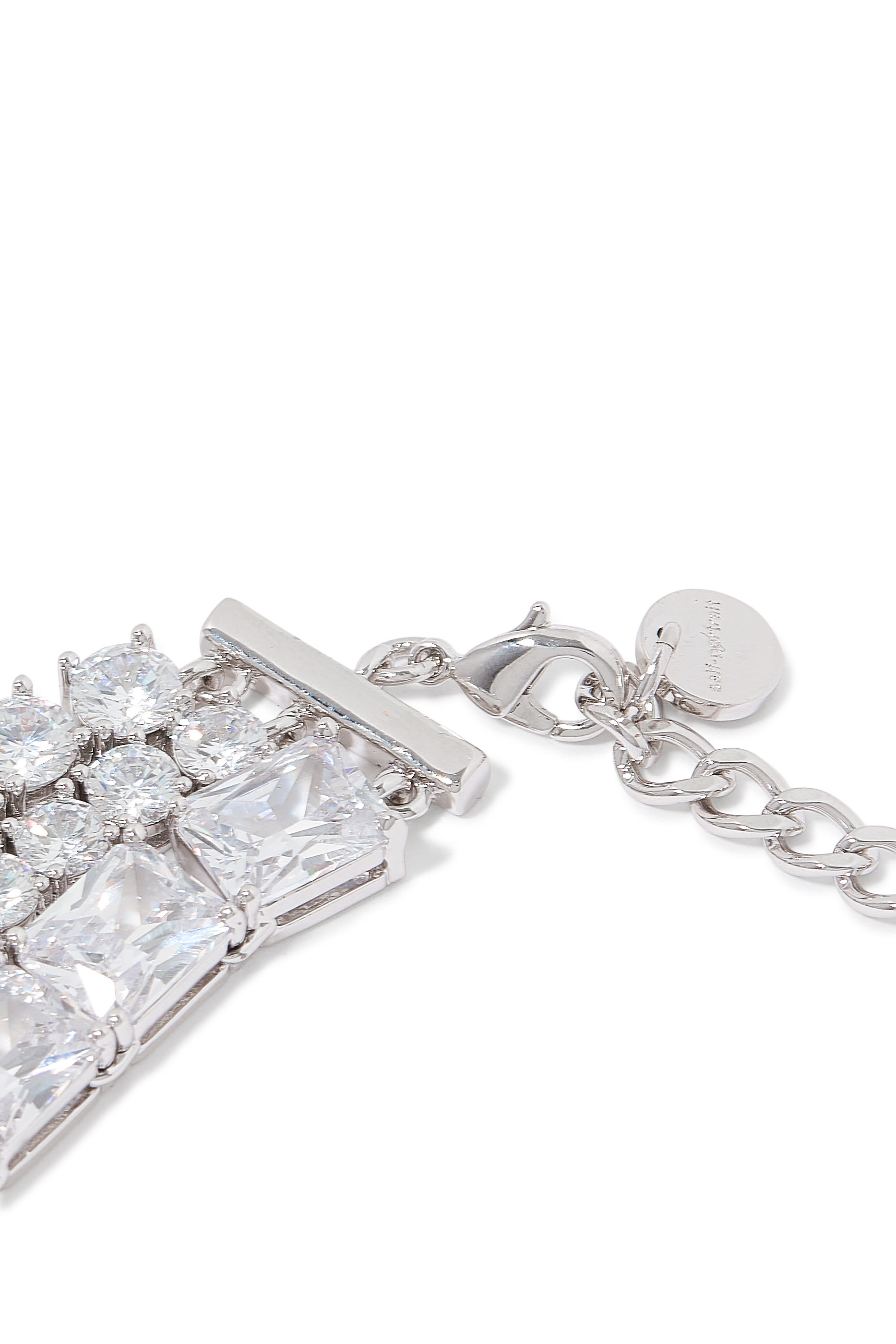 قلادة رقبة مرصعة بكريستالات متعددة