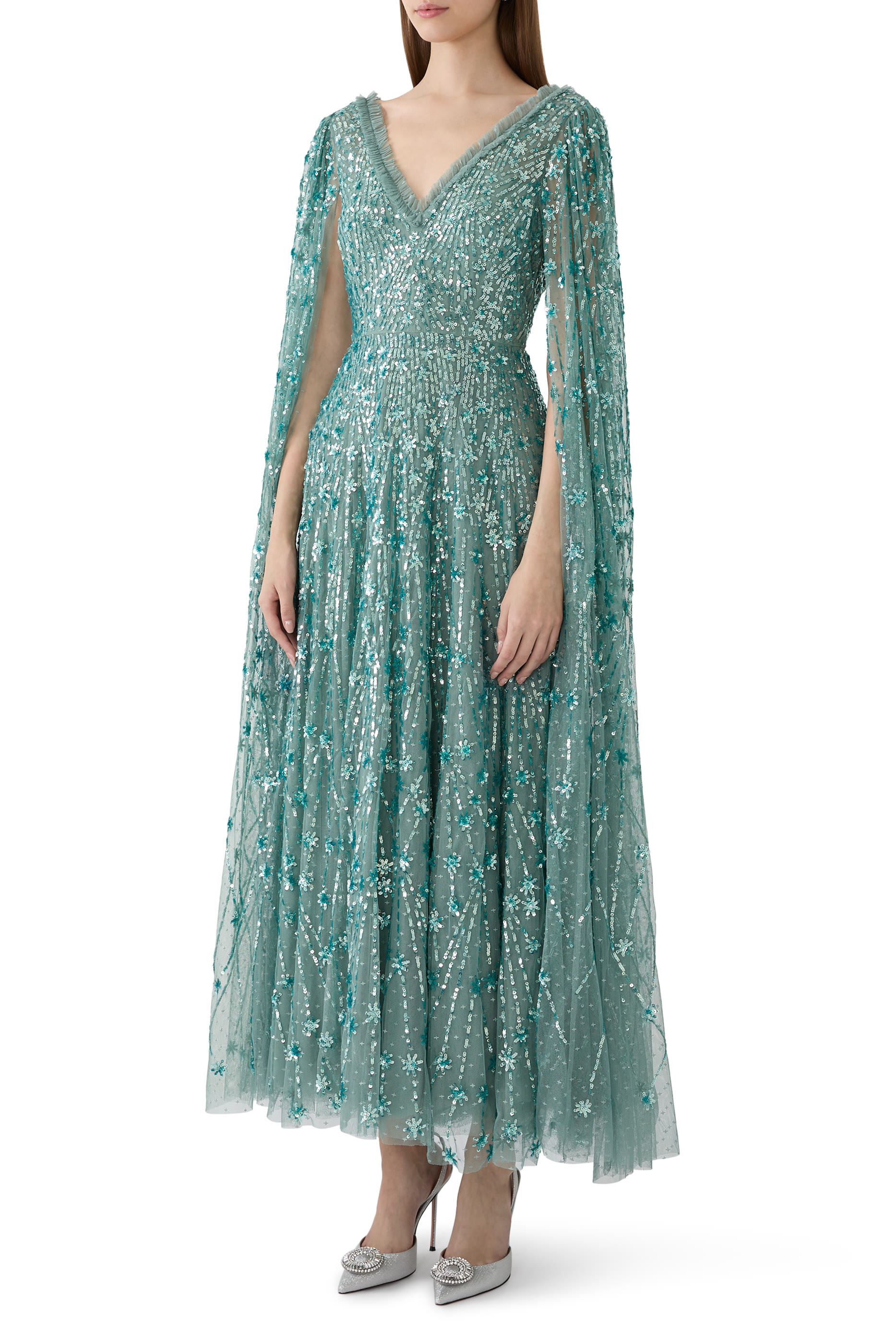 فستان سهرة كوميت بطول الكاحل