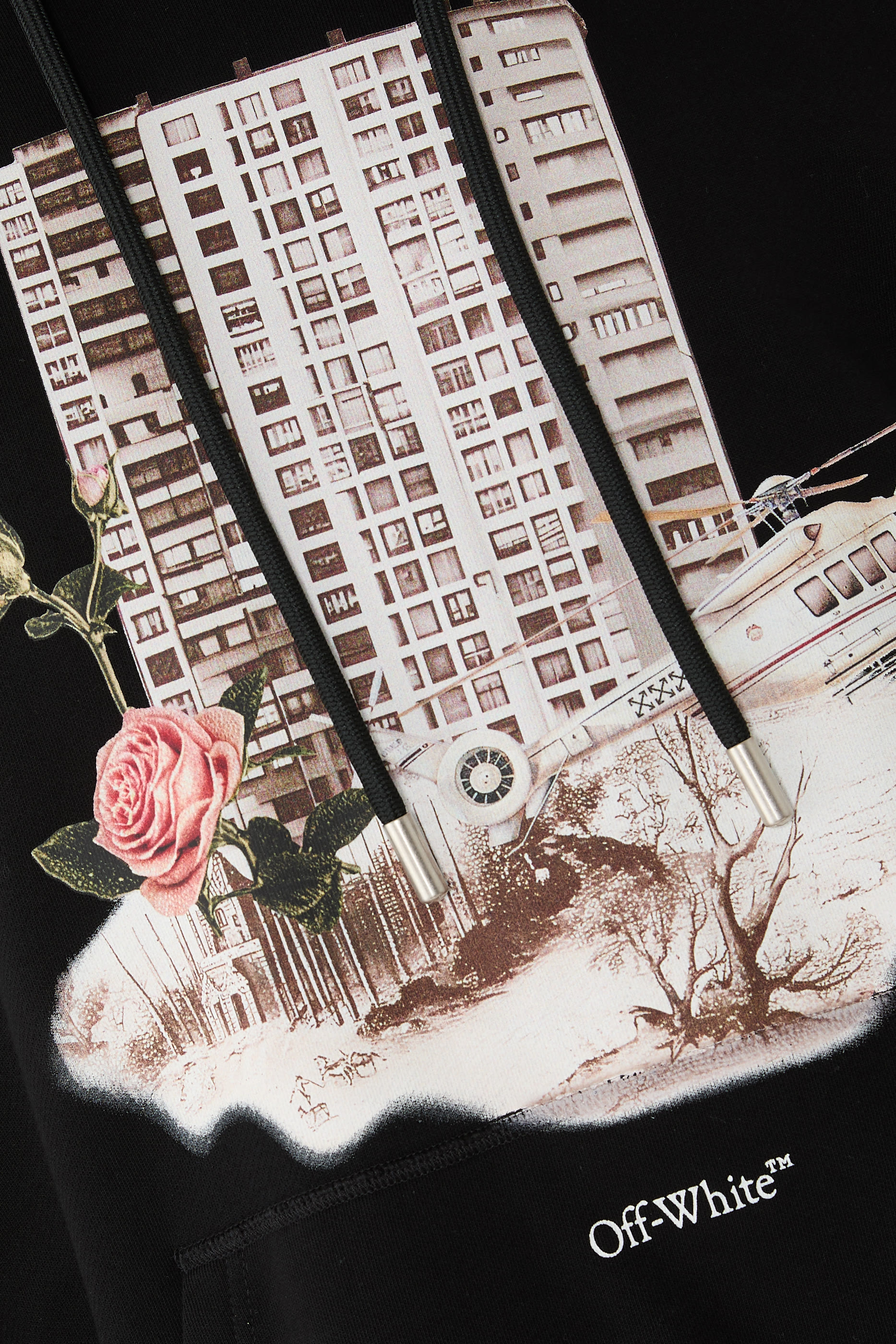 هودي سكيت بنقشة مبنى