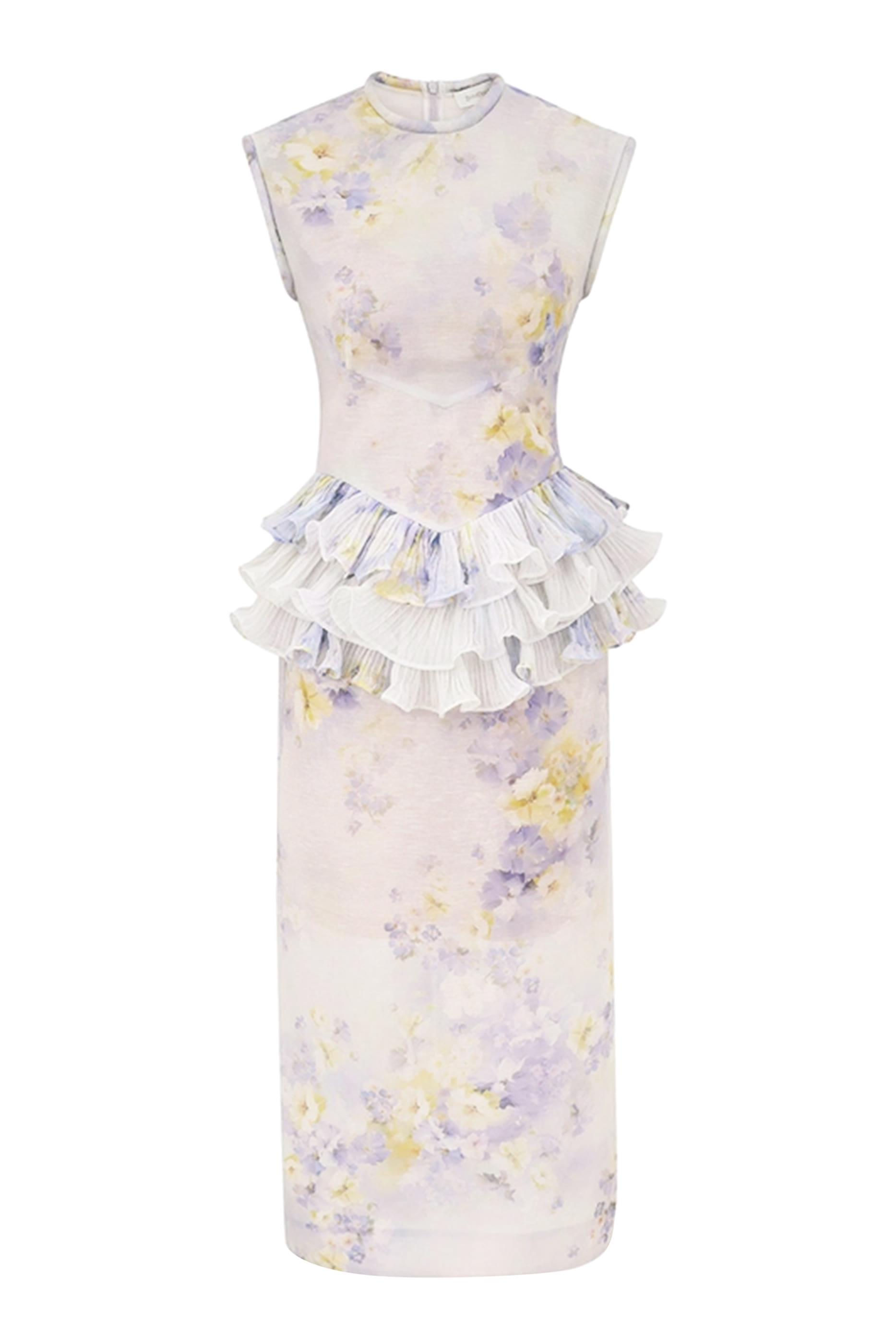 فستان كراش فريل متوسط الطول