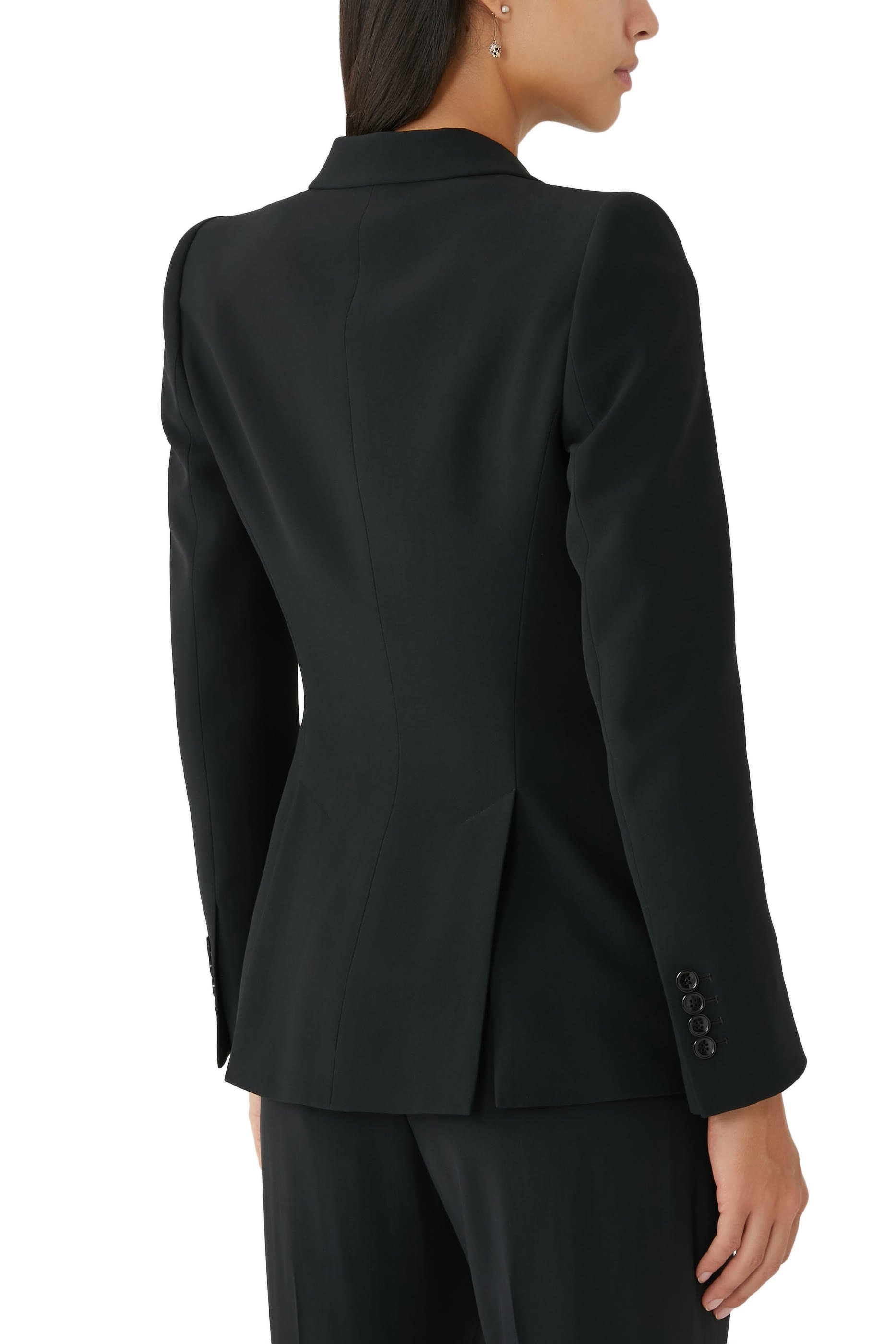 Peak Shoulder One-Button Jacket