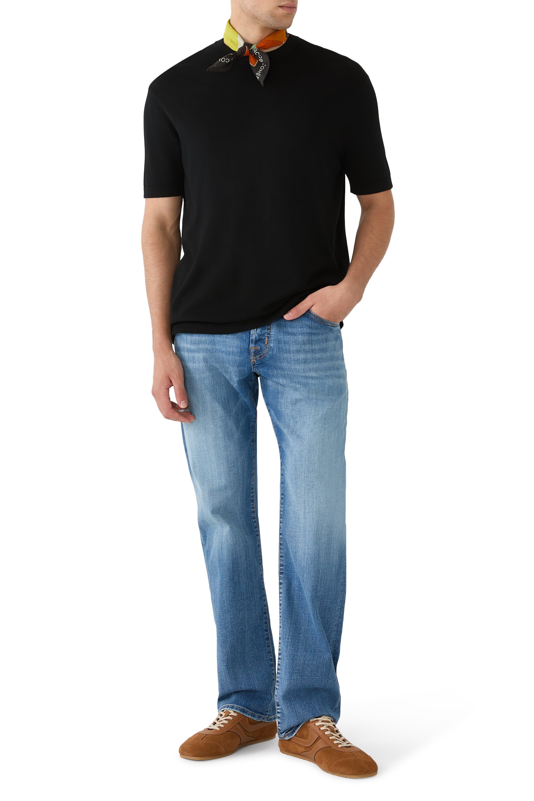 بنطال جينز لويس بقصة عادية بتصميم بخمسة جيوب