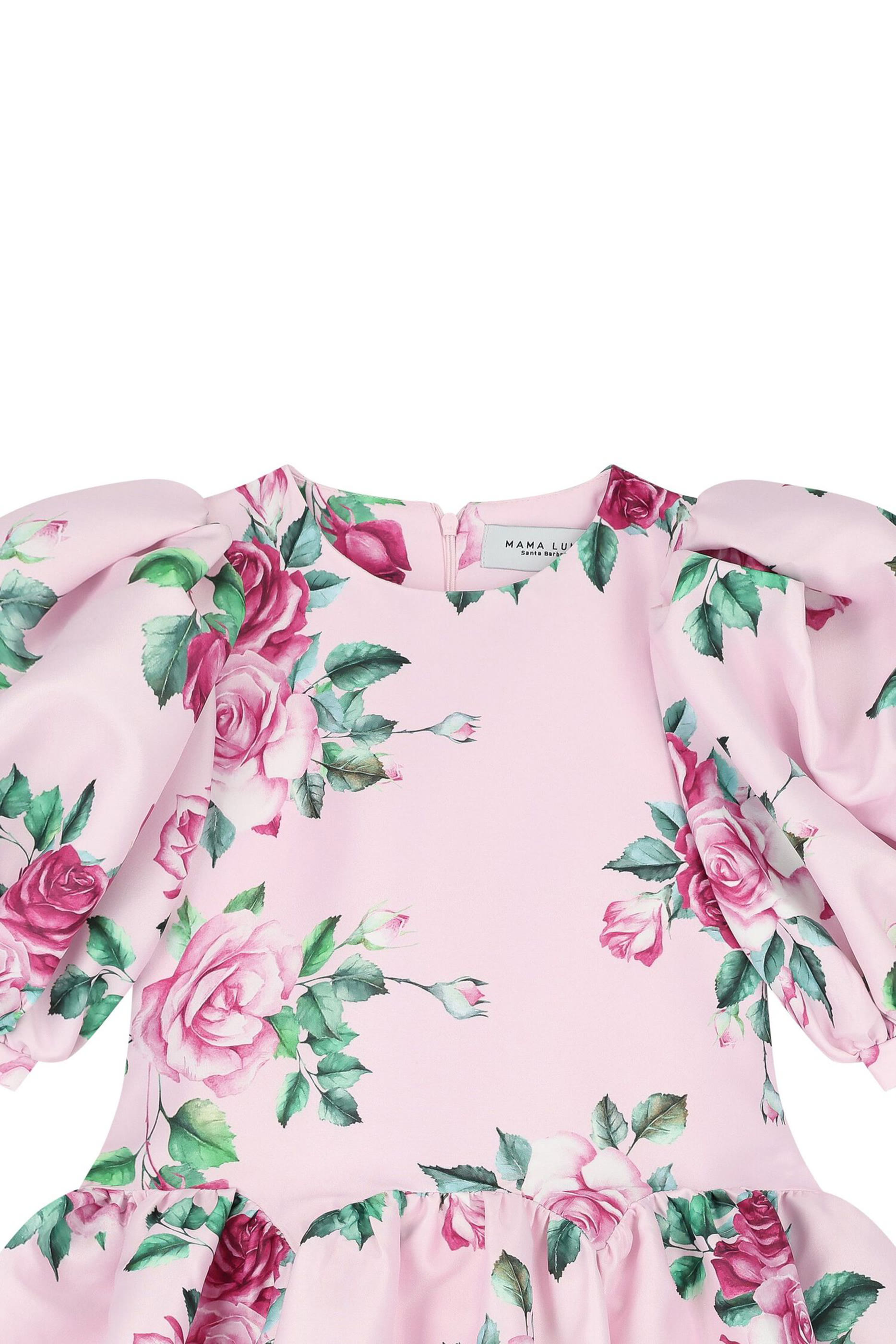 فستان بنقشة زهور للأطفال