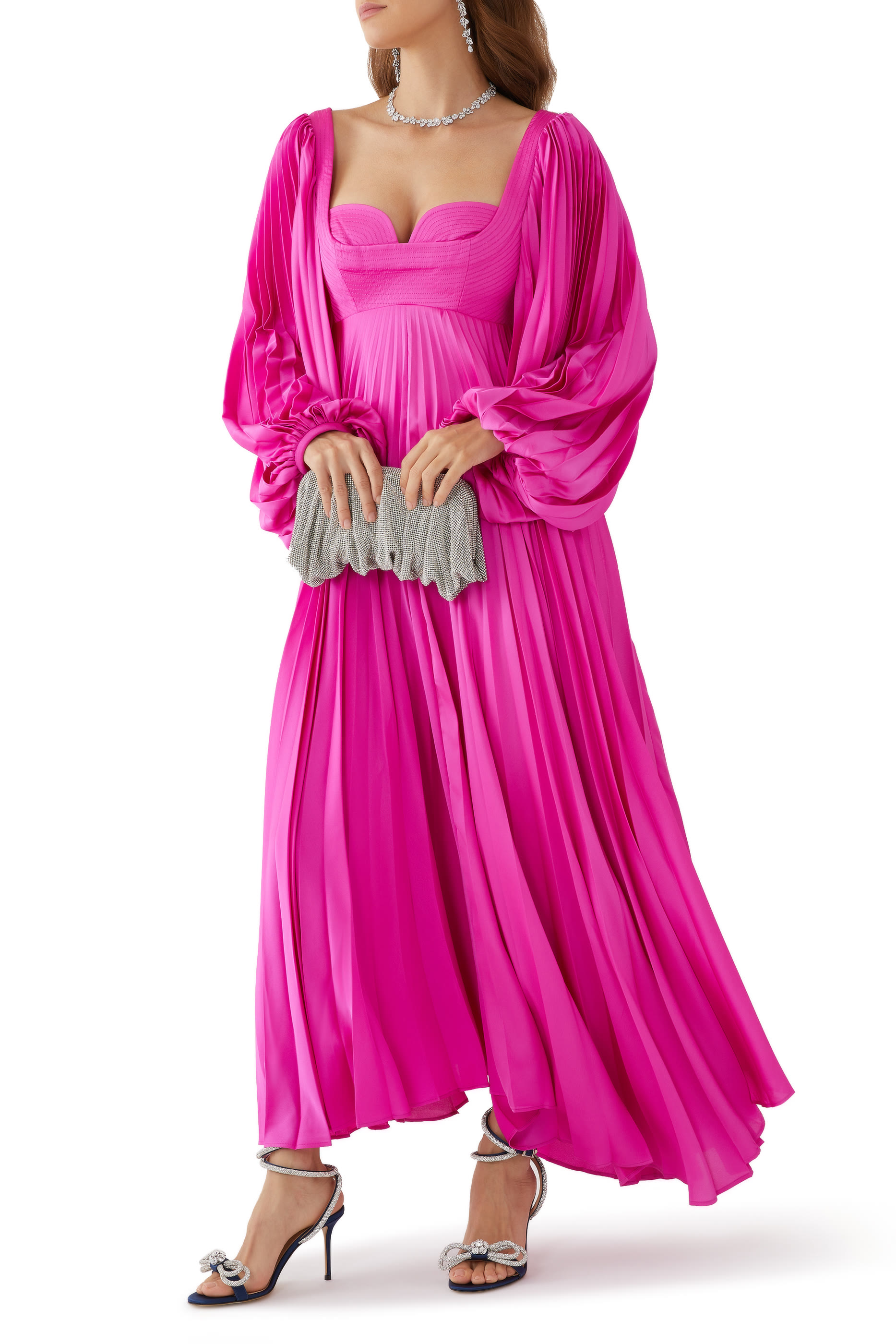 صندل ساتان 85 بفيونكة مزدوجة