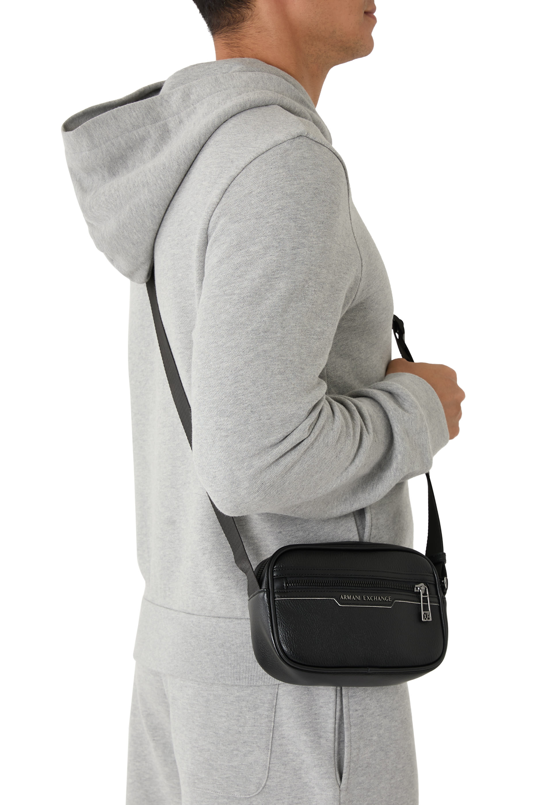 حقيبة كتف خامة لامعة