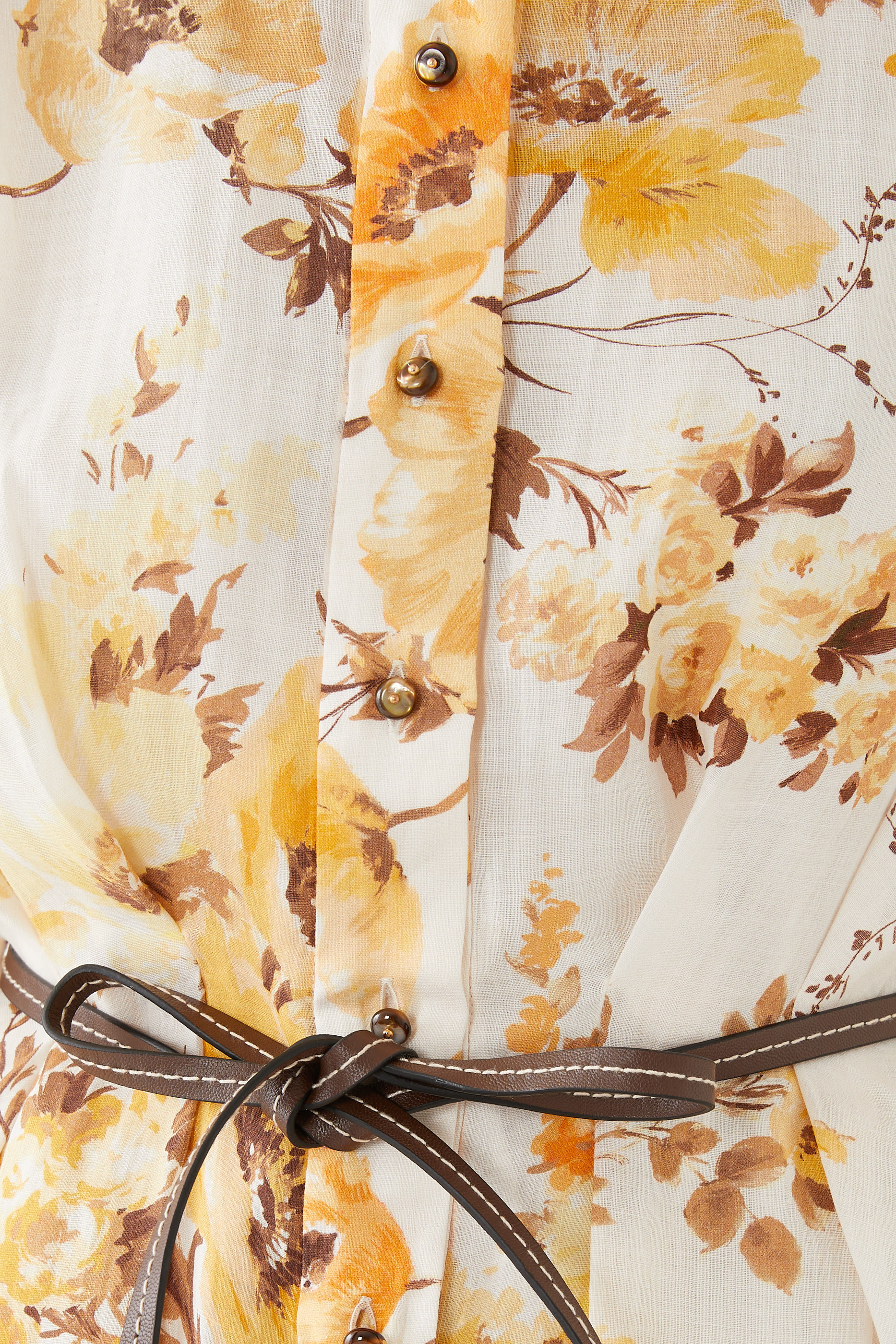 فستان أوتي بتصميم قميص بطيات