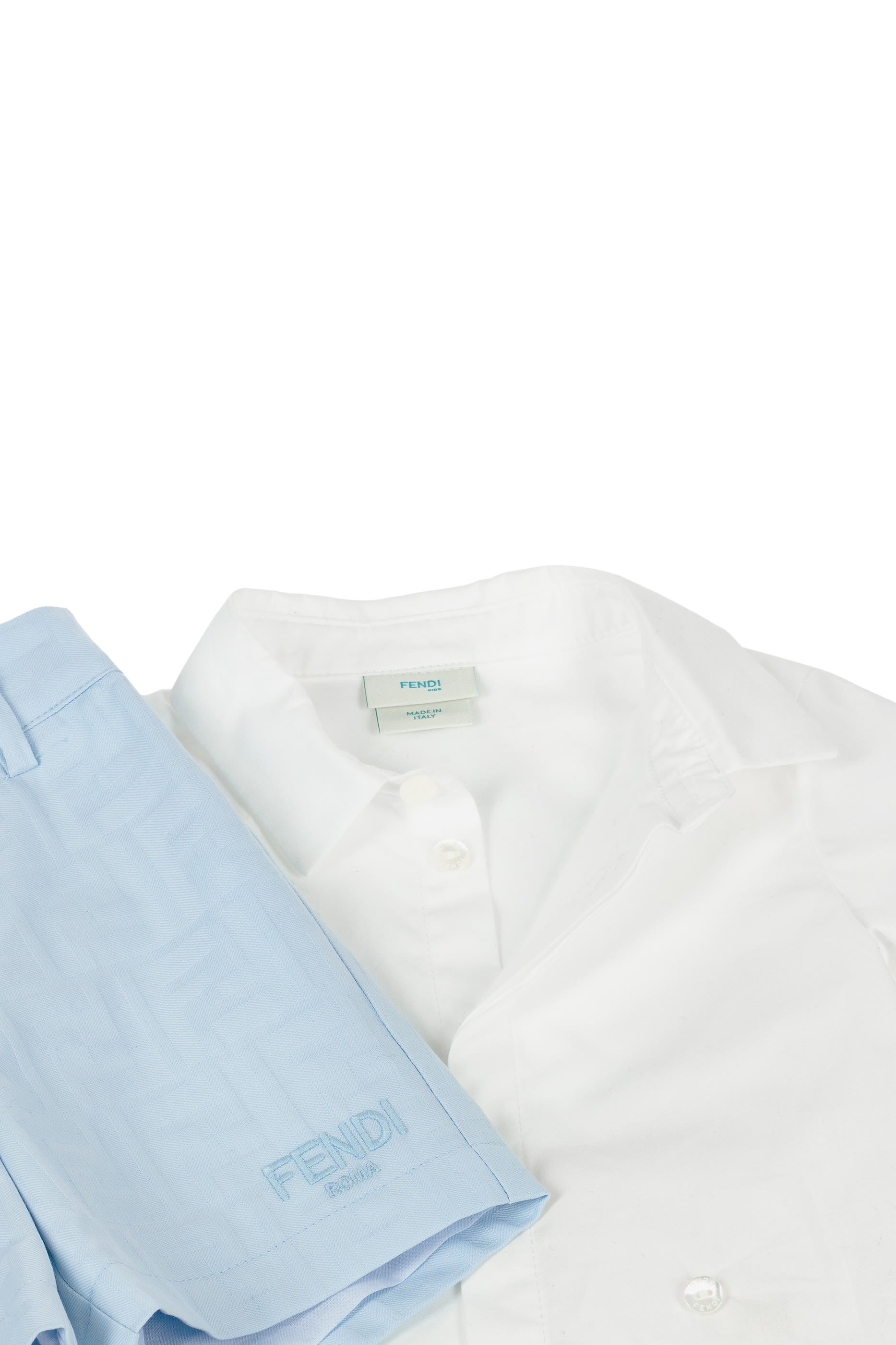 طقم شورت وقميص قطن للأطفال