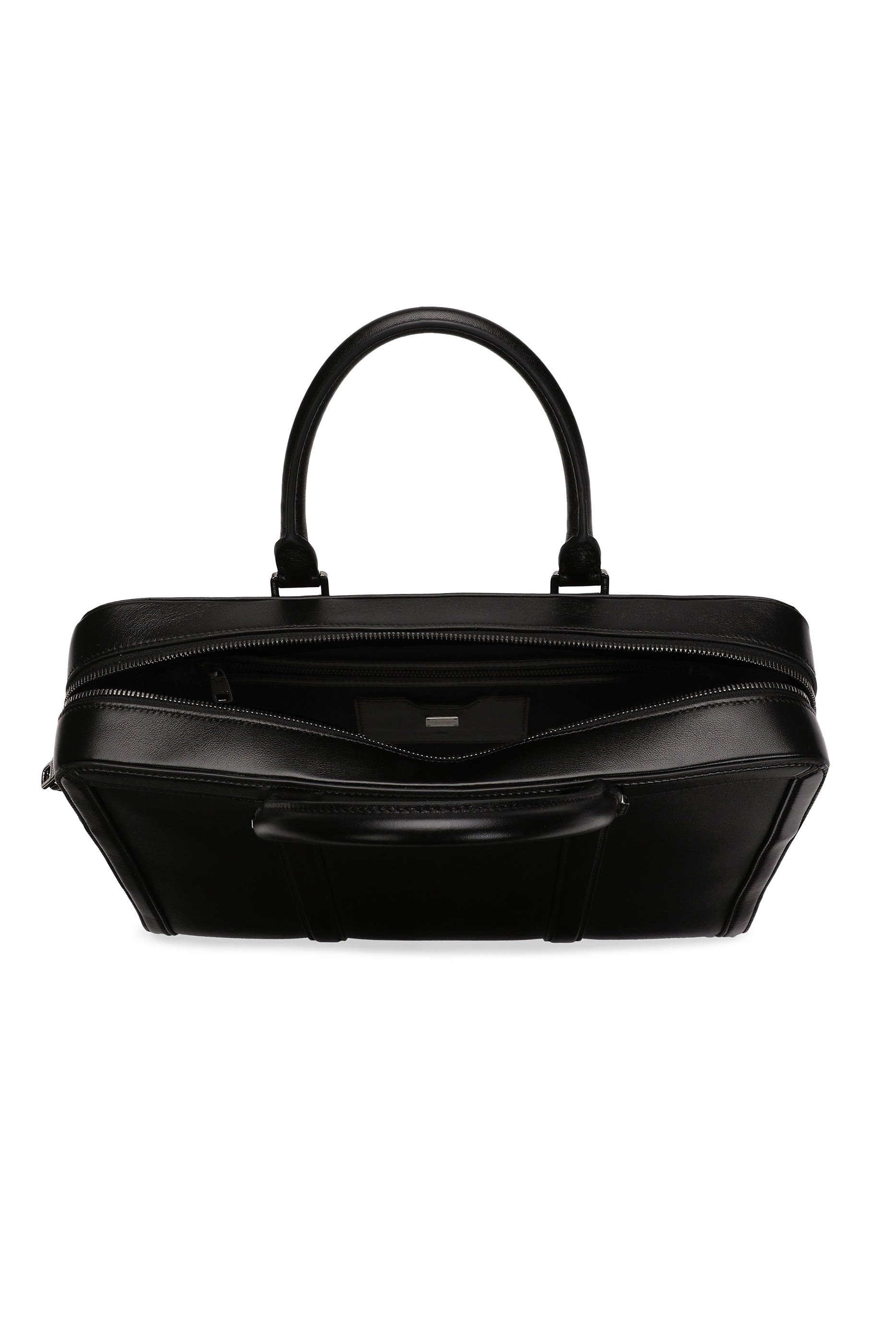 حقيبة عمل جلد عجل