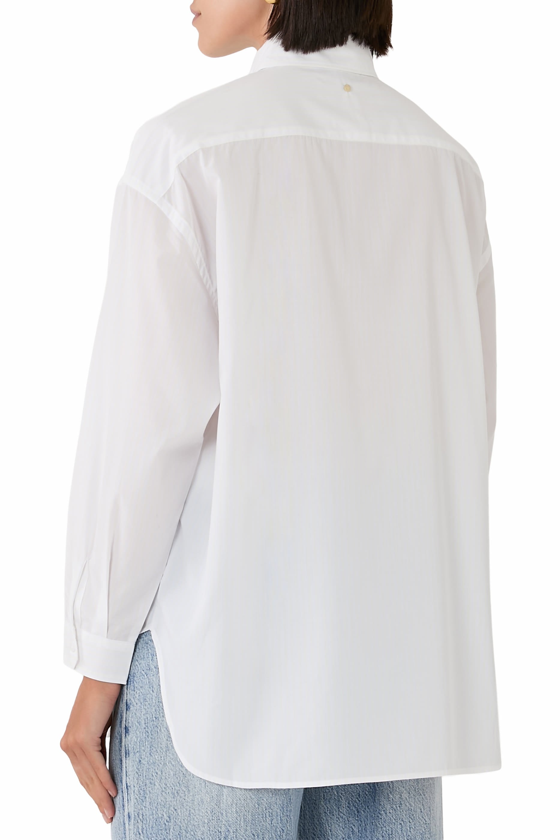 قميص ريزورت مخطط بأكمام طويلة