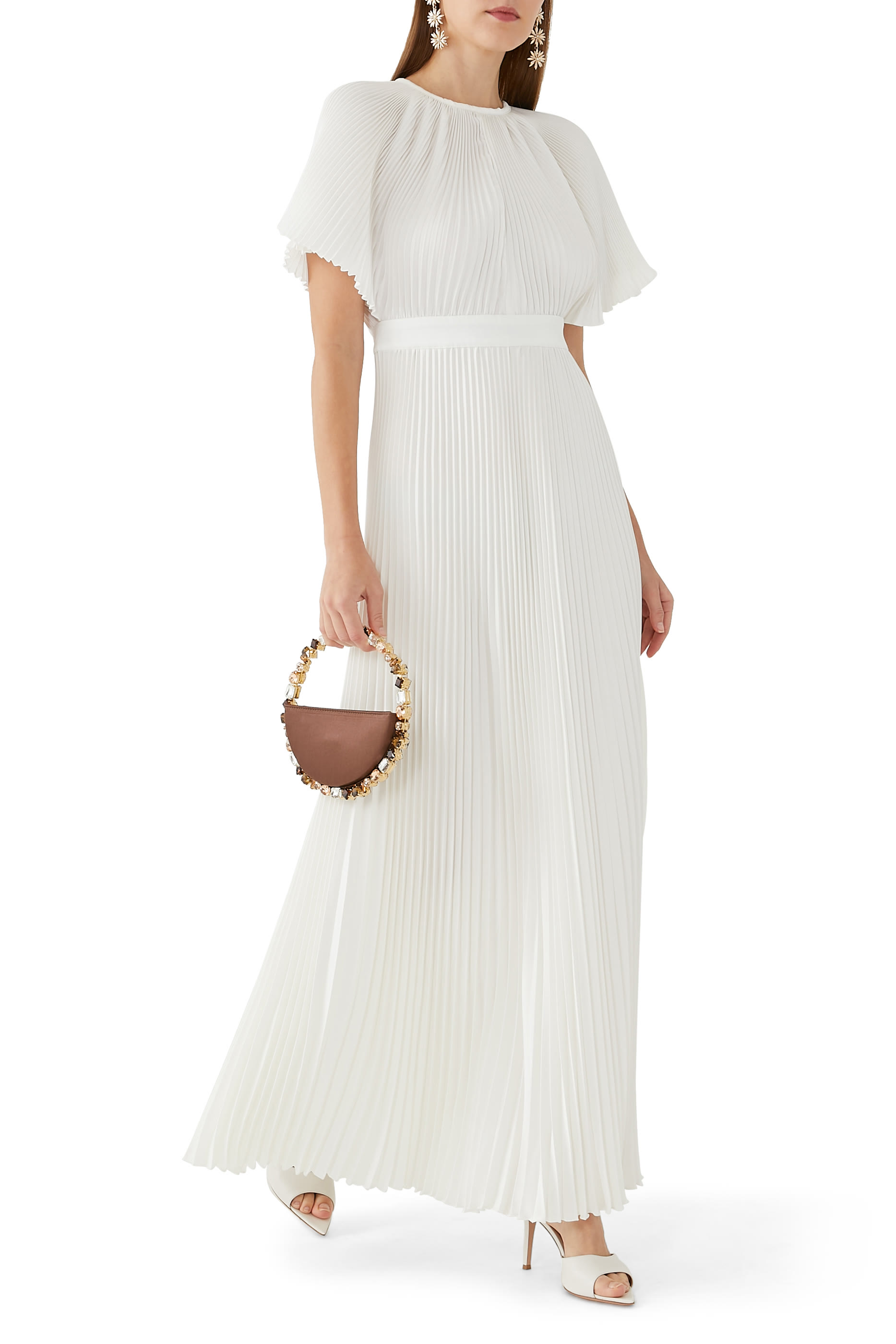 فستان سهرة أوركسترا بطيات