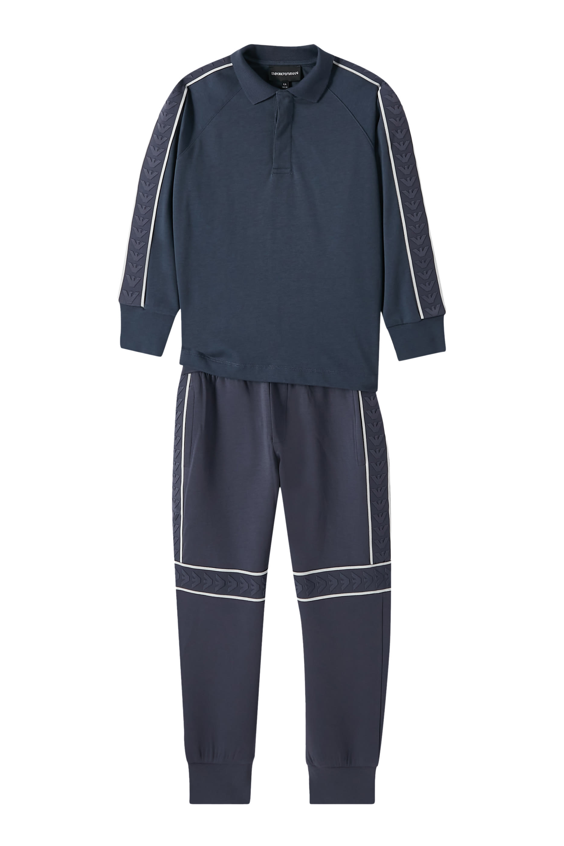 قميص بولو بشعار الماركة للأطفال