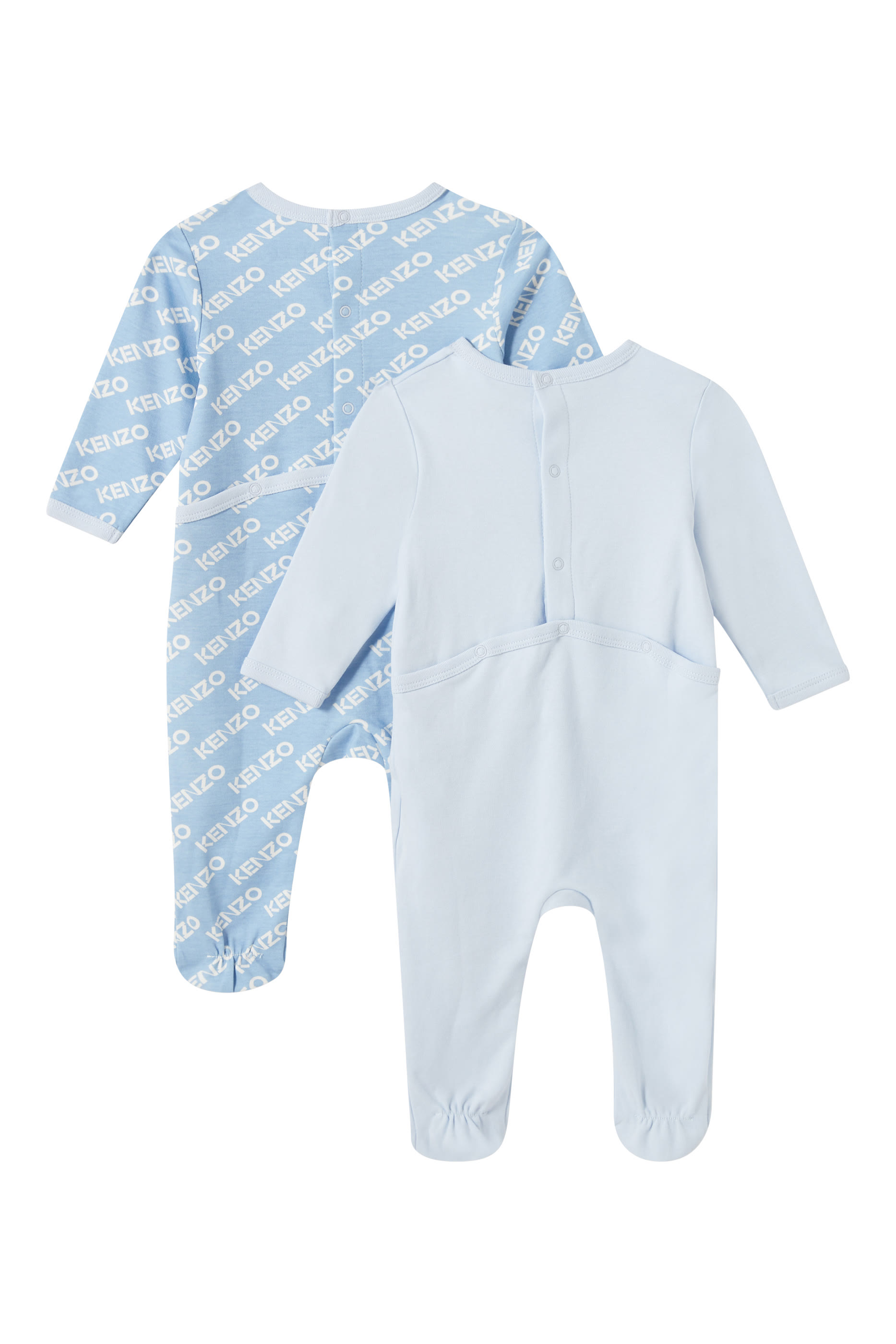 طقم لباس قطعة واحدة بشعار الماركة، قطعتين